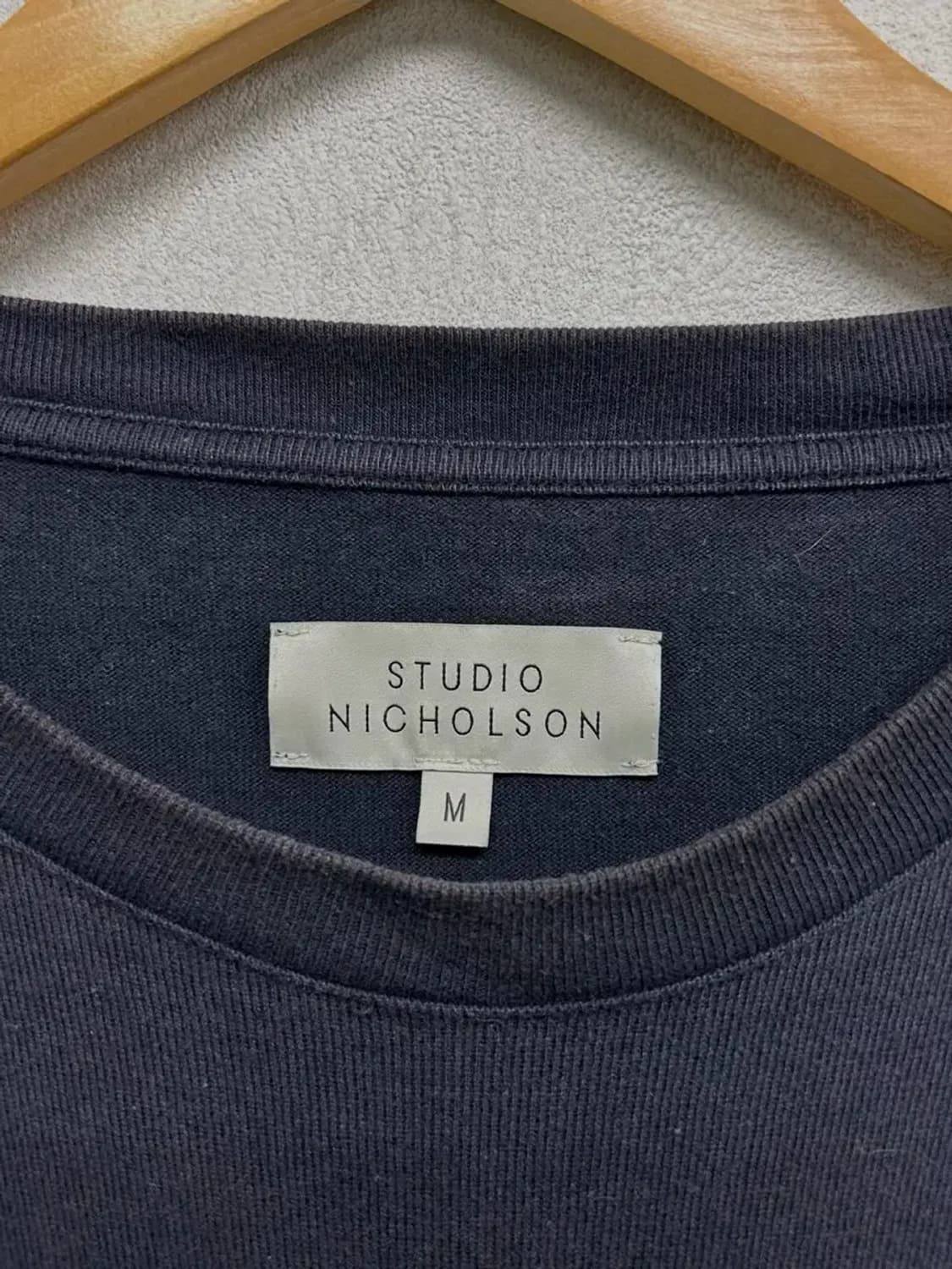 스튜디오 니콜슨 Studio Nicholson  기본 티셔츠 M 상품이미지3