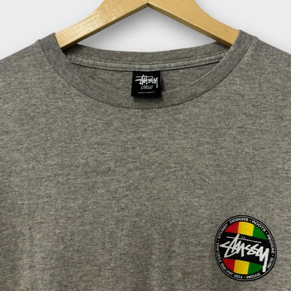 스투시 클래식 닷 로고 프린팅 티셔츠 L 상품이미지3
