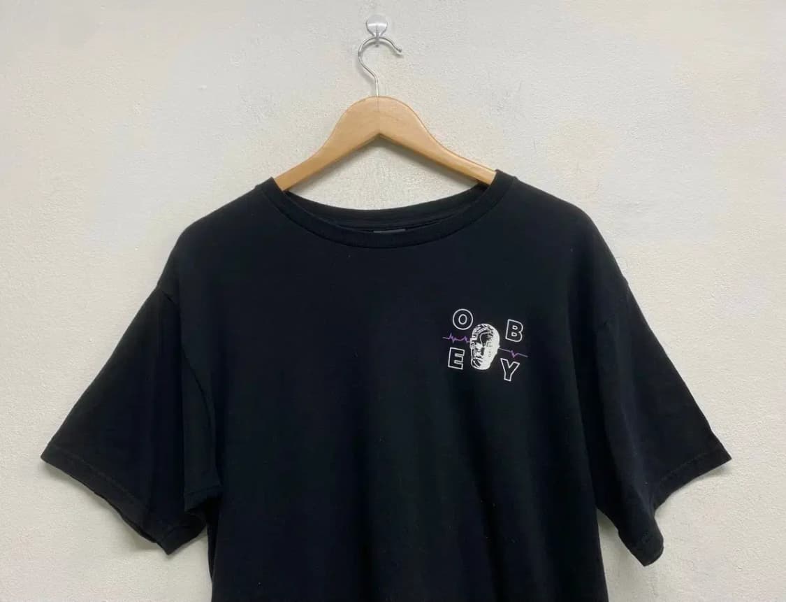 오베이 OBEY 반팔티 블랙 L 상품이미지2