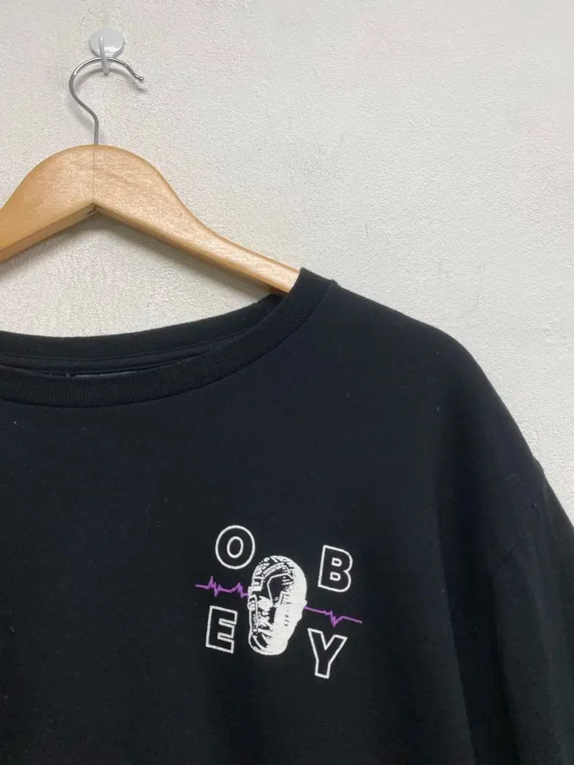 오베이 OBEY 반팔티 블랙 L 상품이미지3