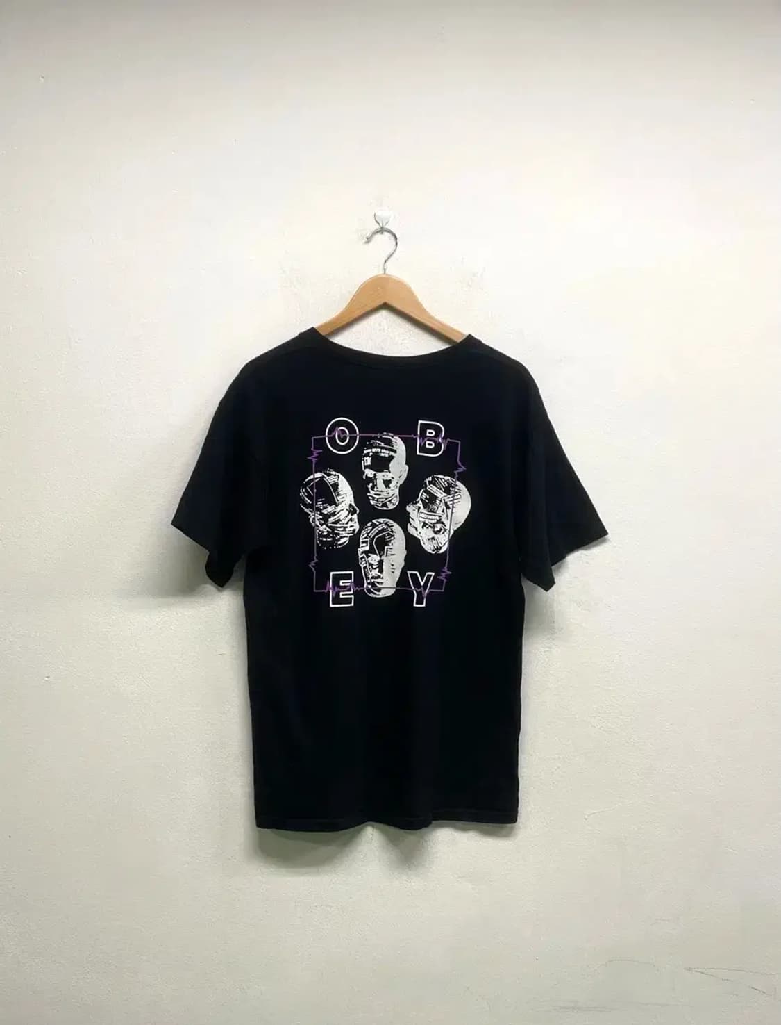 오베이 OBEY 반팔티 블랙 L 상품이미지4