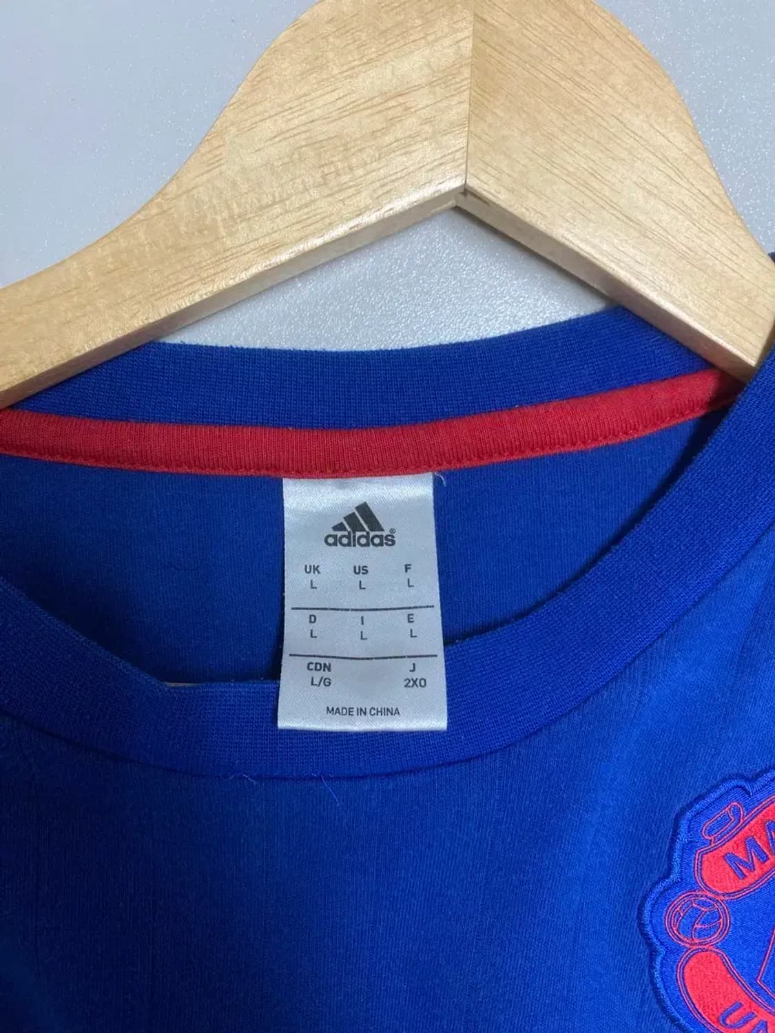 아디다스 맨유 맨체스터 스웨트탑 반팔티 L 상품이미지4