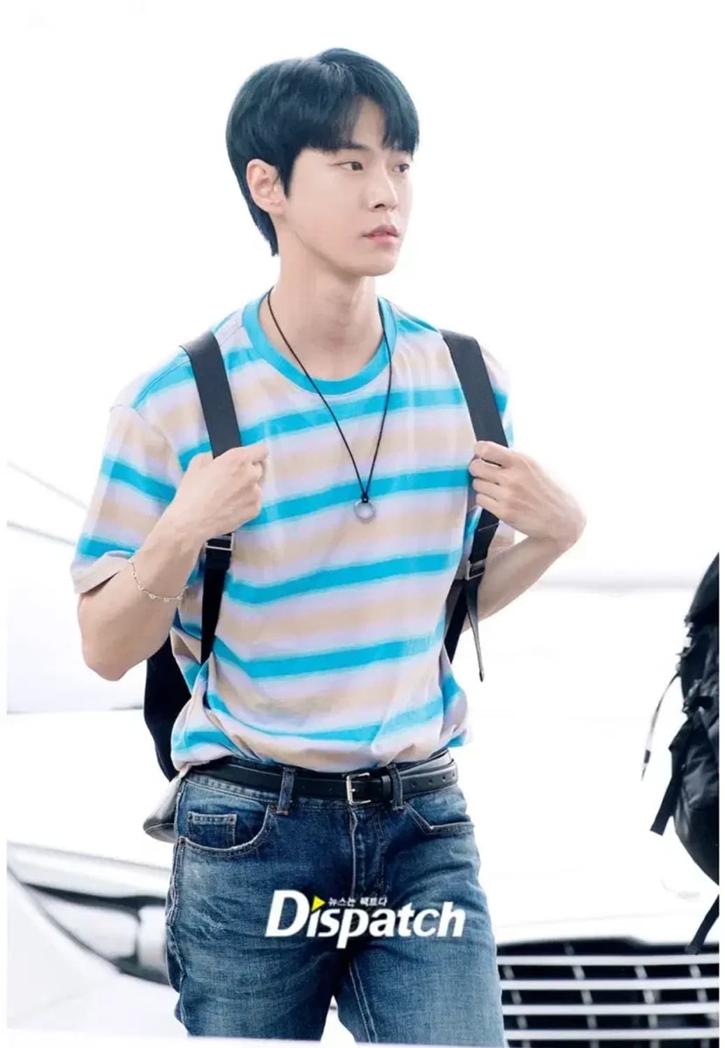 앤더슨벨 그라데이션 스트라이프 티셔츠 L 상품이미지2