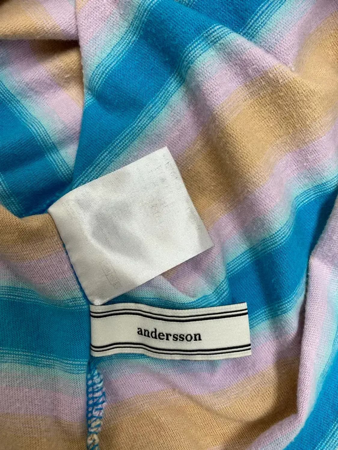 앤더슨벨 그라데이션 스트라이프 티셔츠 L 상품이미지5