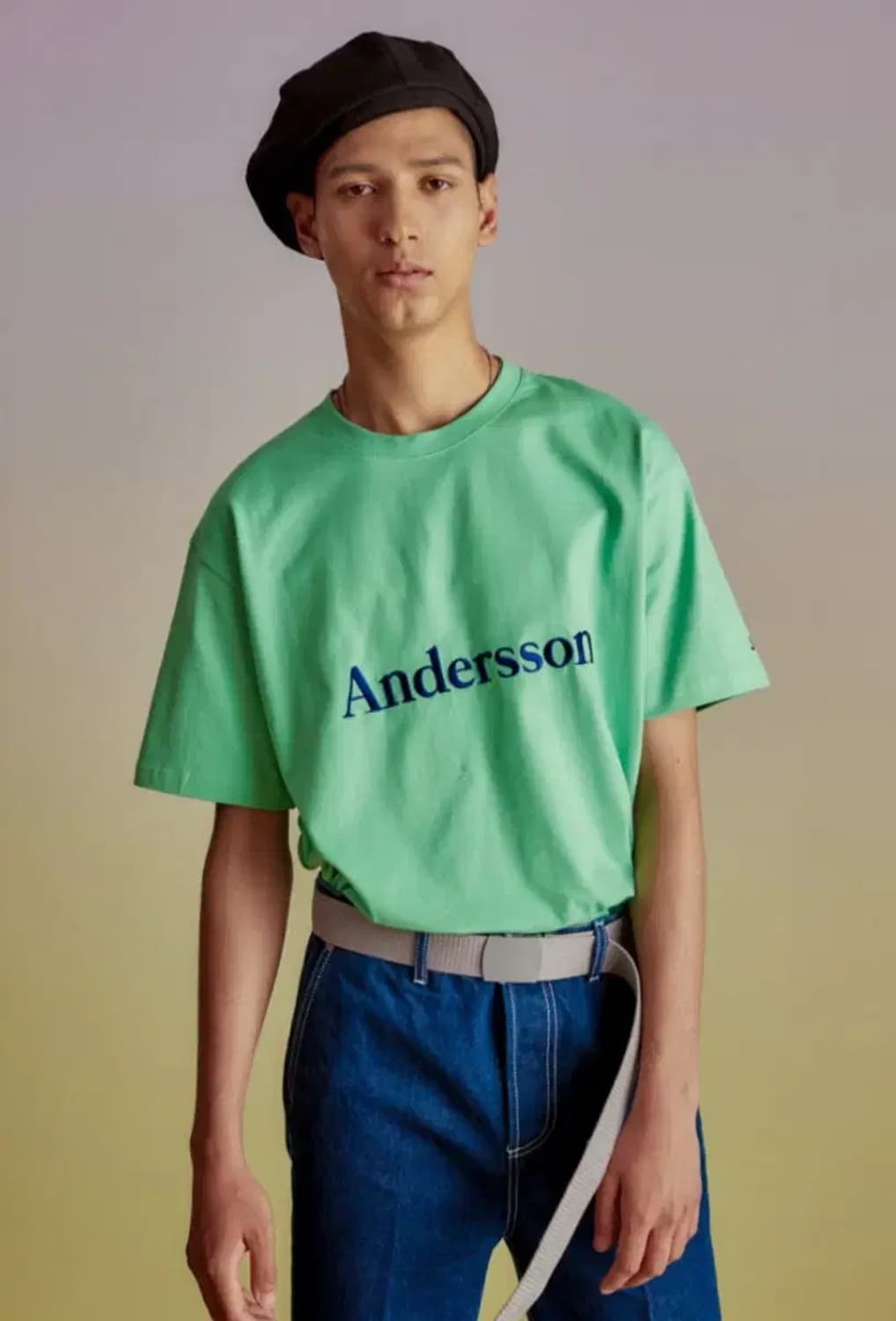 앤더슨벨 그린민트 반팔티 XL 상품이미지2