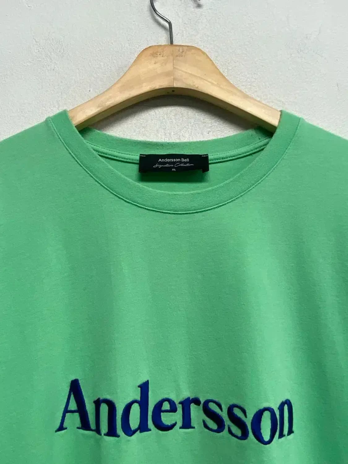 앤더슨벨 그린민트 반팔티 XL 상품이미지4