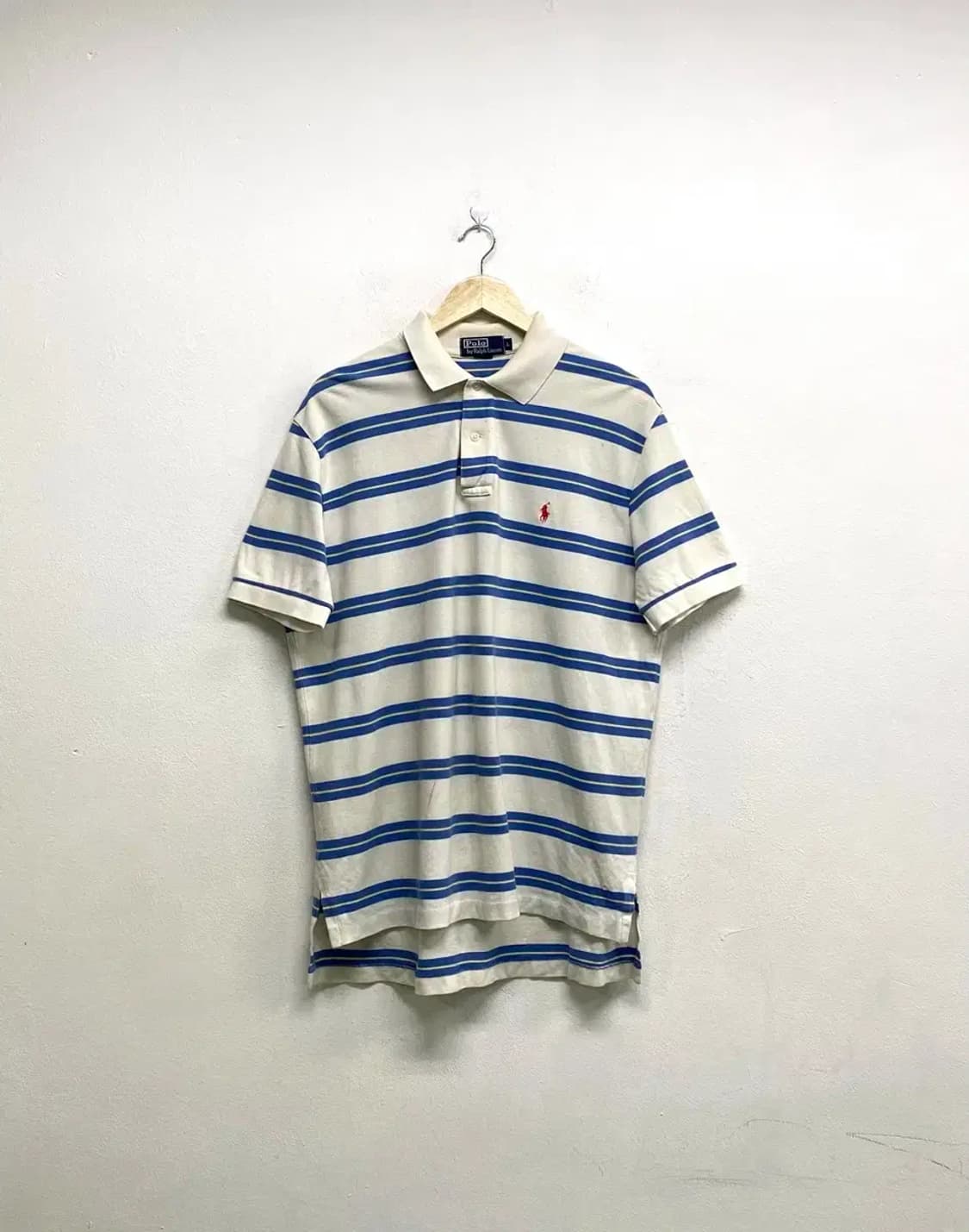 폴로 반팔 줄무늬 카라티 L 상품이미지1