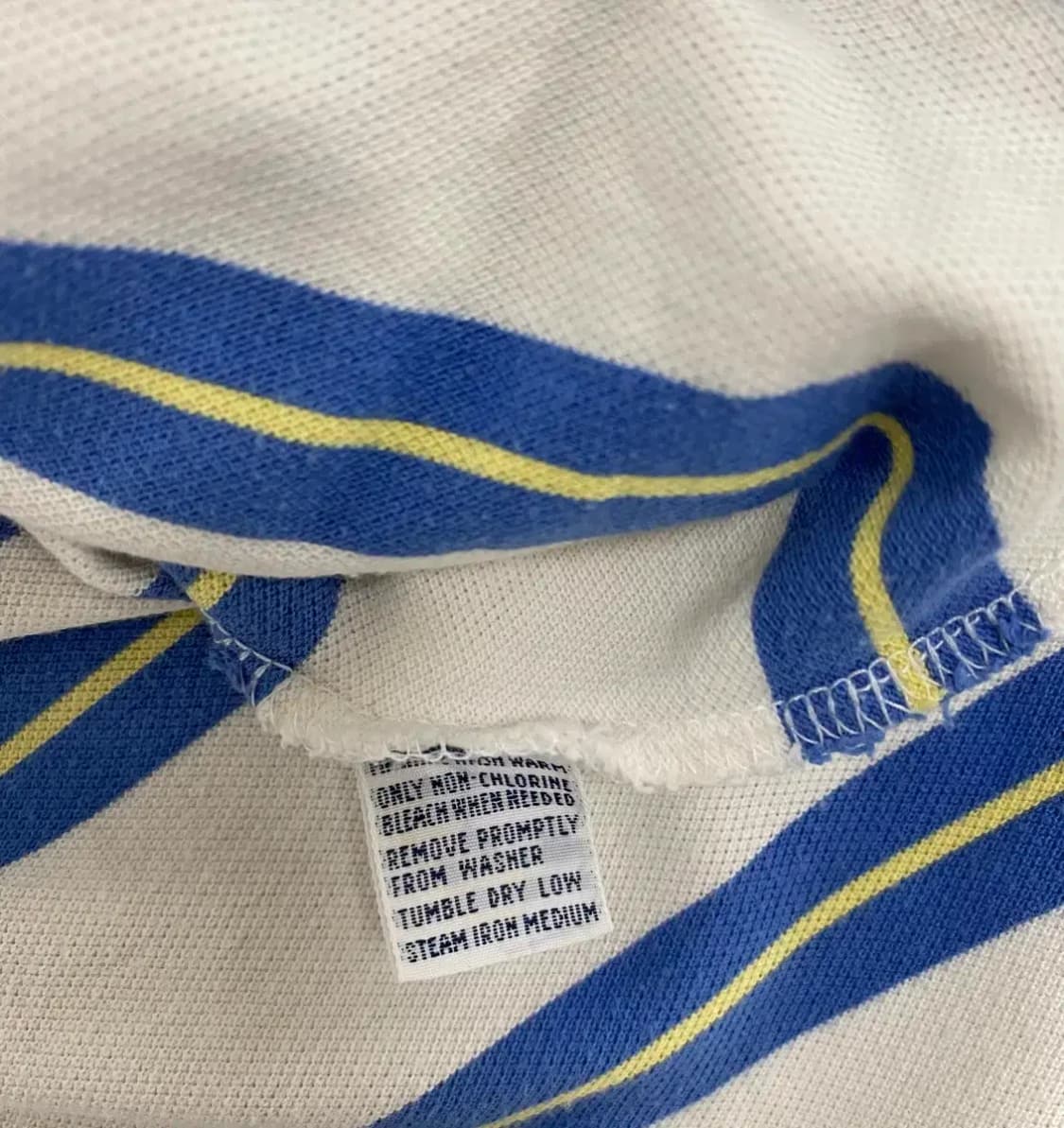 폴로 반팔 줄무늬 카라티 L 상품이미지6