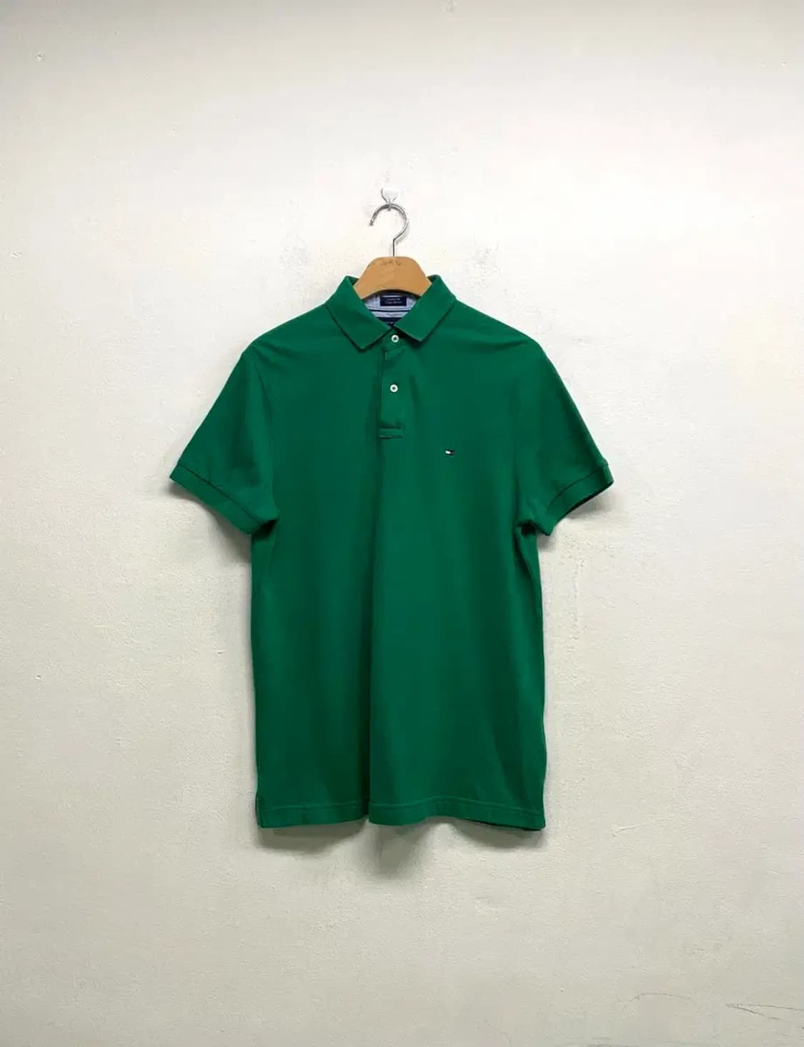 타미힐피거 그린 PK 반팔티 S-M 상품이미지1