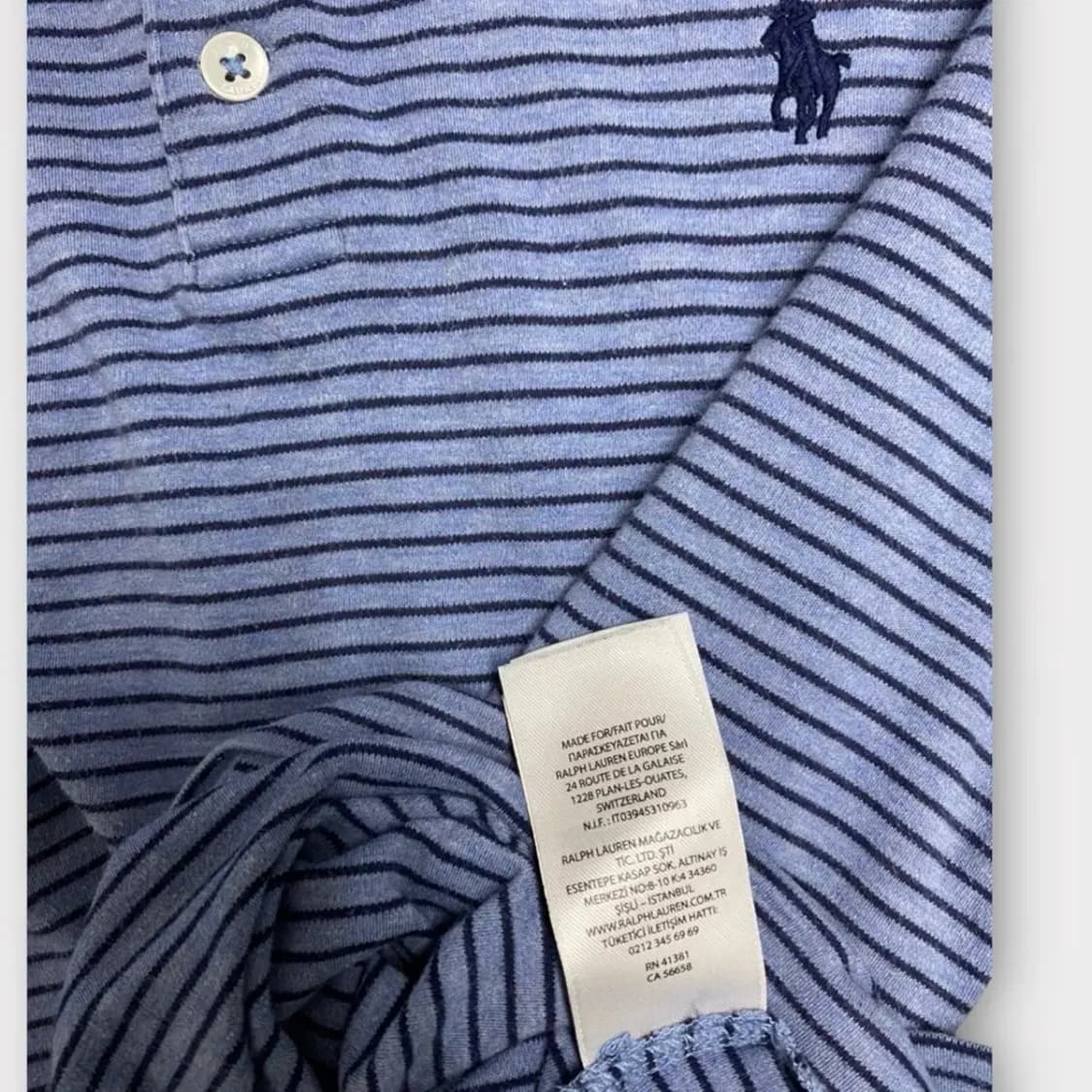 폴로랄프로렌 스트라이프 PK 반팔티 M 상품이미지5
