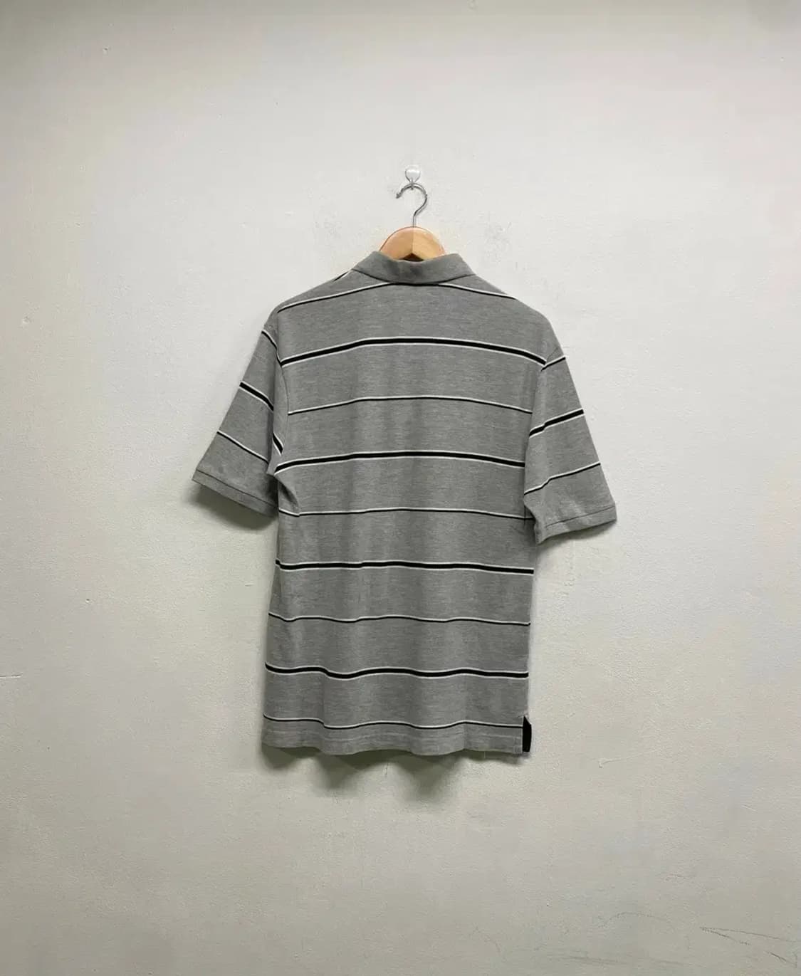 본더치 스트라이프 카라 티셔츠 L 상품이미지3