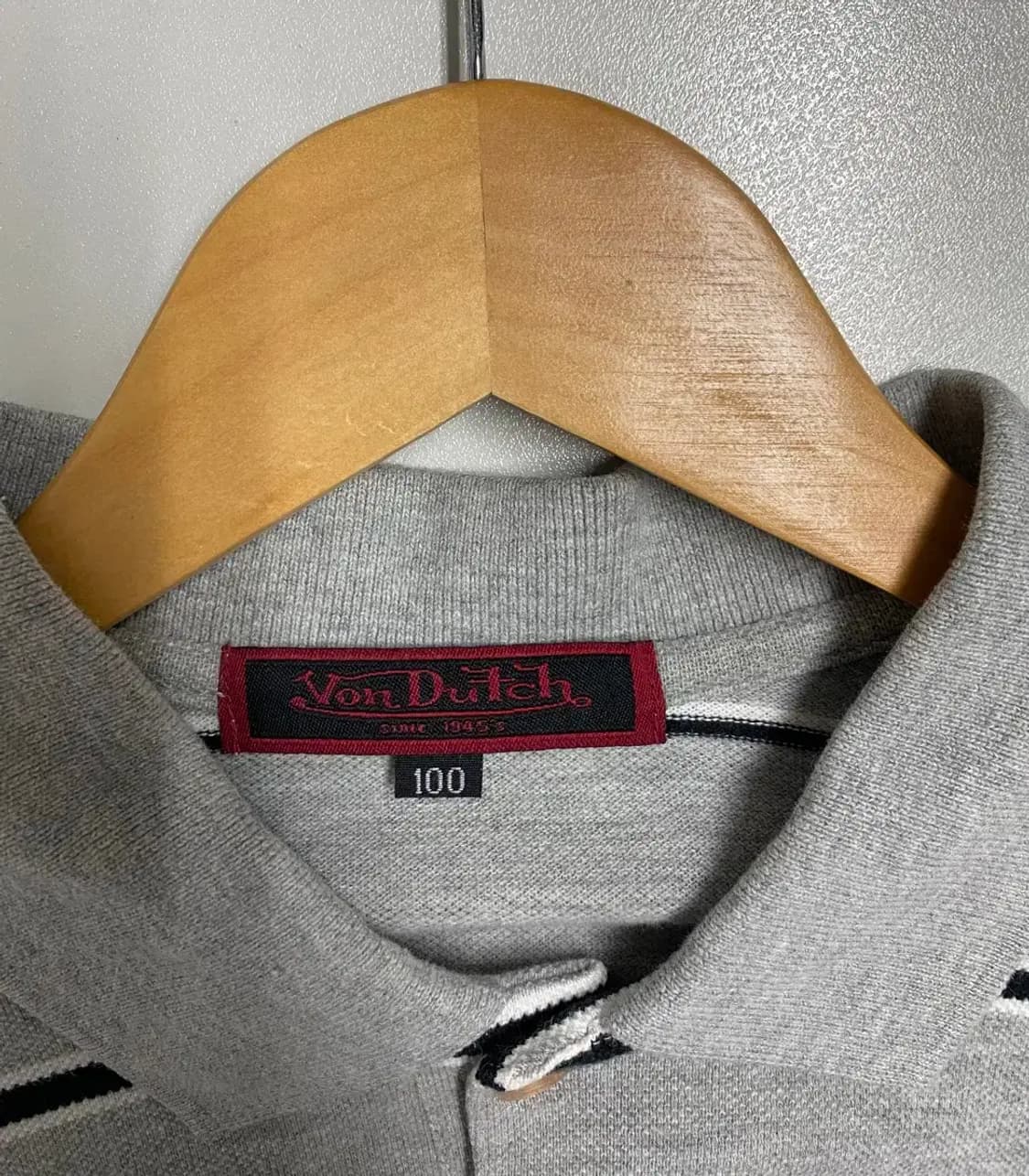 본더치 스트라이프 카라 티셔츠 L 상품이미지4