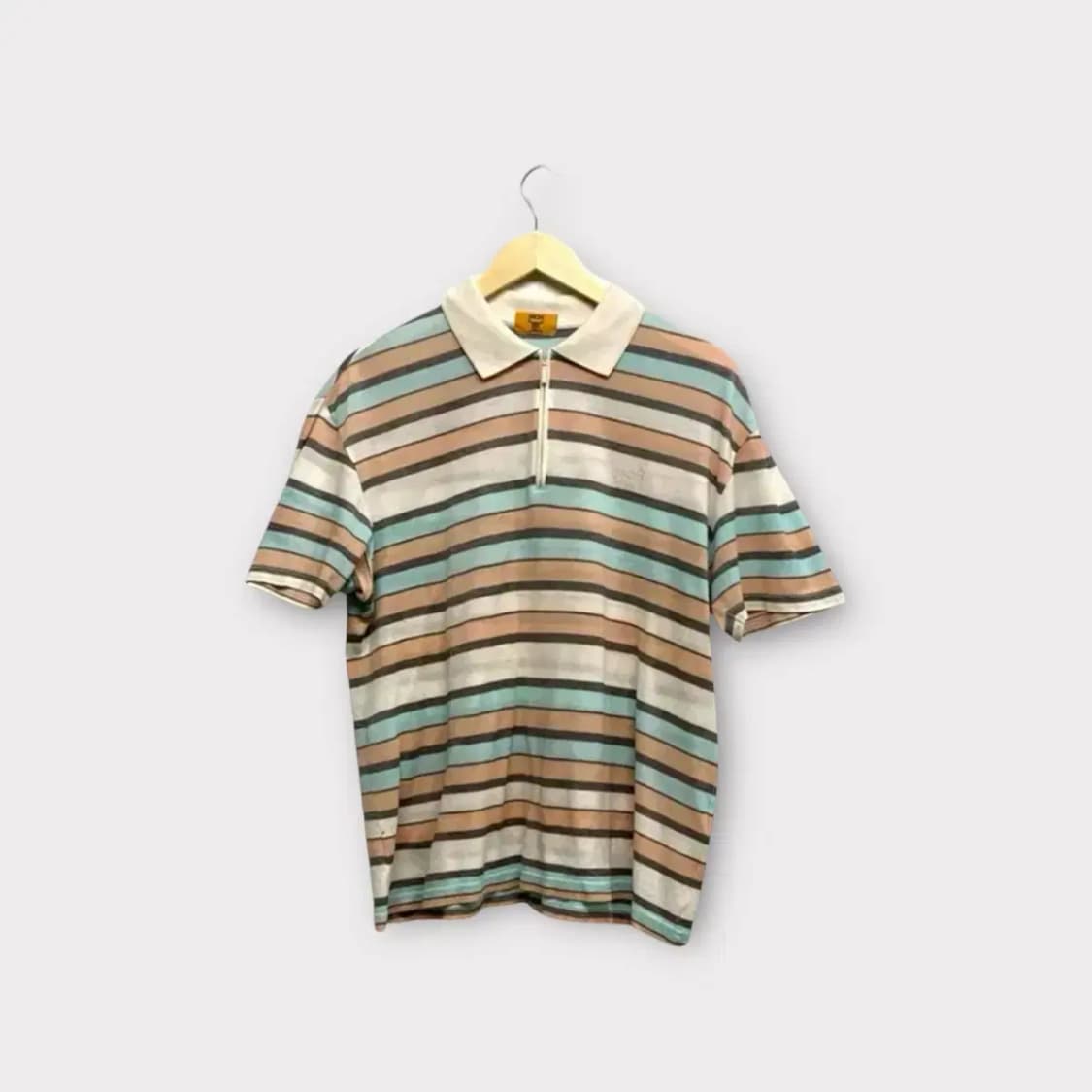 엠씨엠 MCM 멀티 스트라이프 카라넥 티셔츠 M 상품이미지1