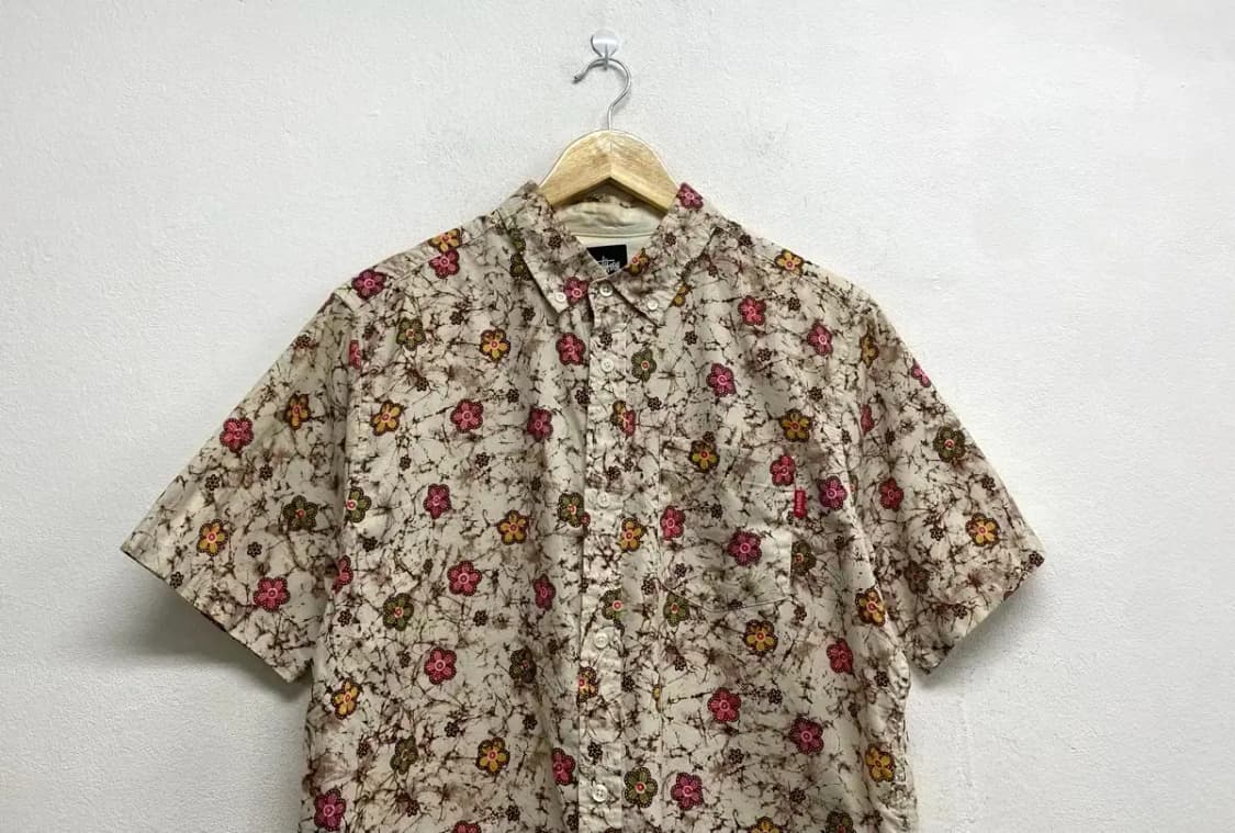 스투시 Stussy Batik Shirt 남방 M 상품이미지2