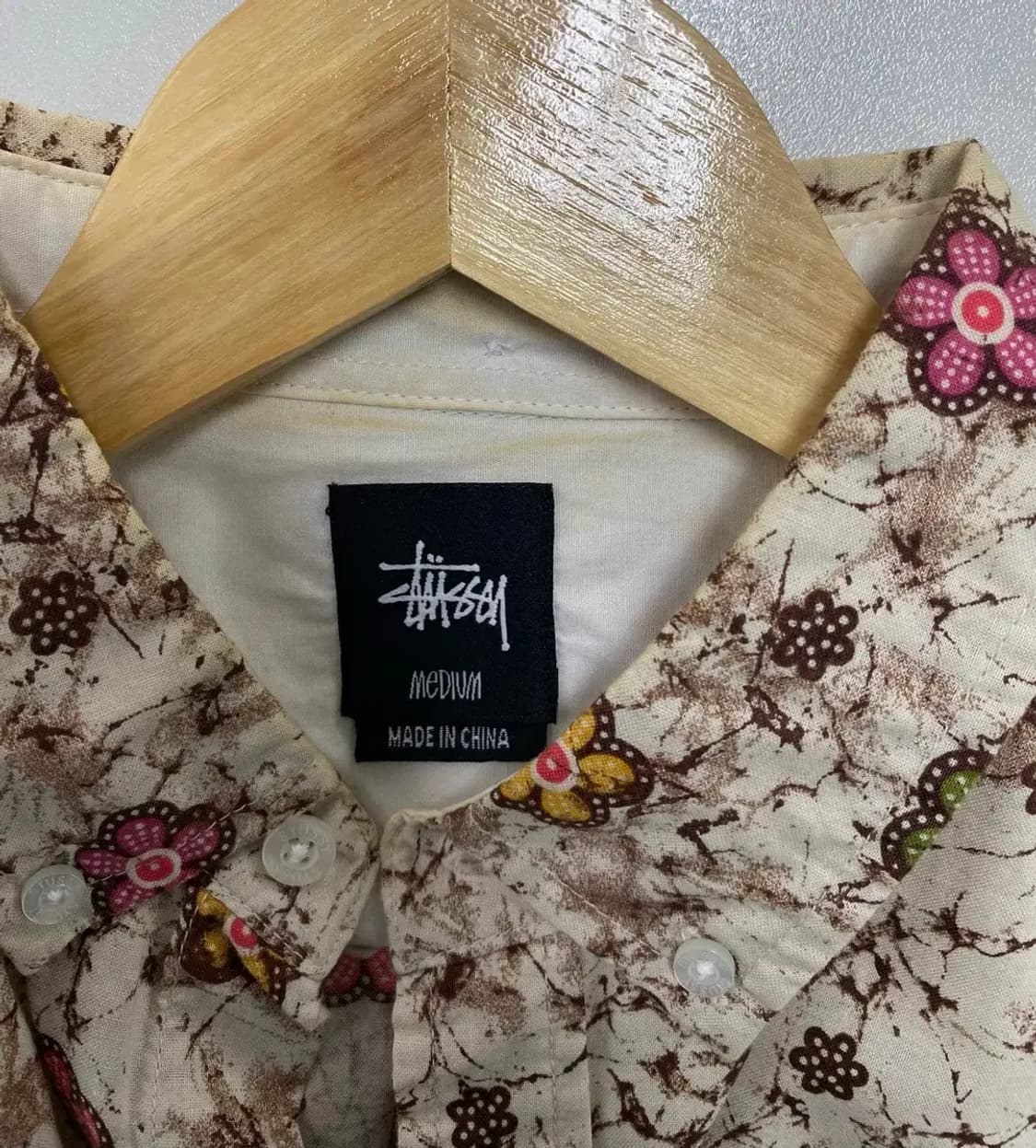 스투시 Stussy Batik Shirt 남방 M 상품이미지5