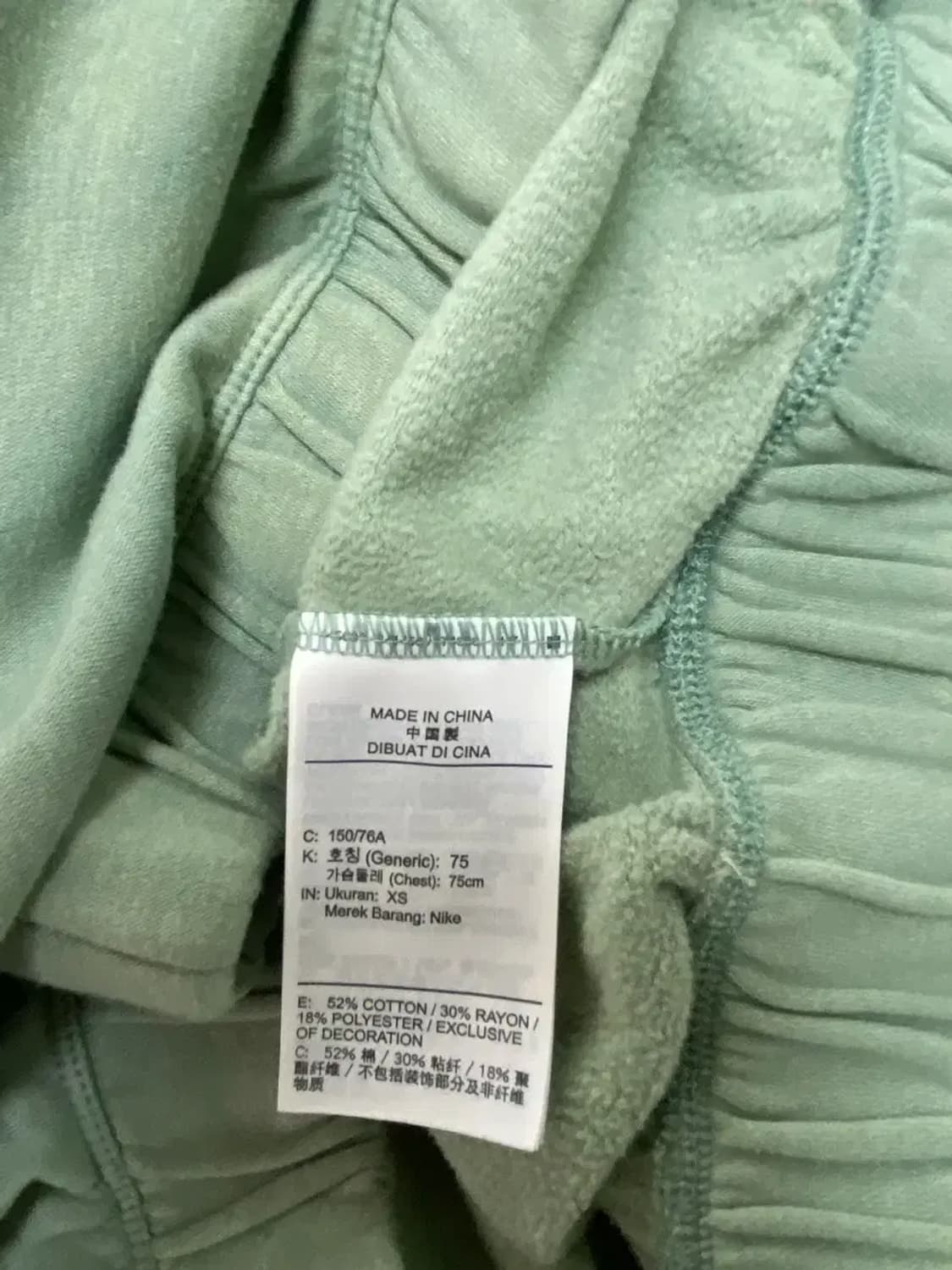 나이키 스우시 크롭 맨투맨 S 상품이미지5