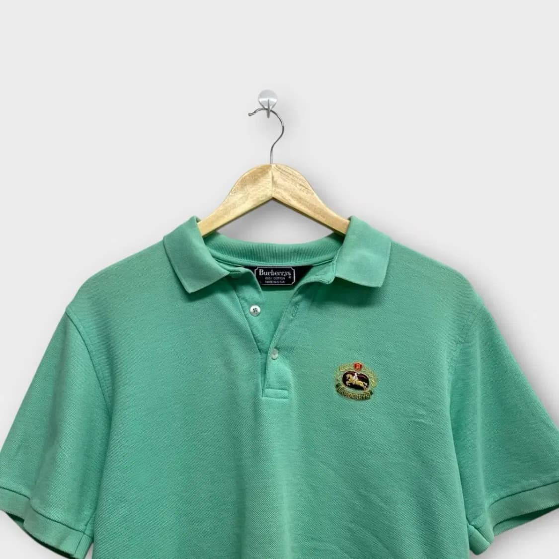 버버리 아카이브 올드스쿨 카라 pk 티셔츠 S 상품이미지4