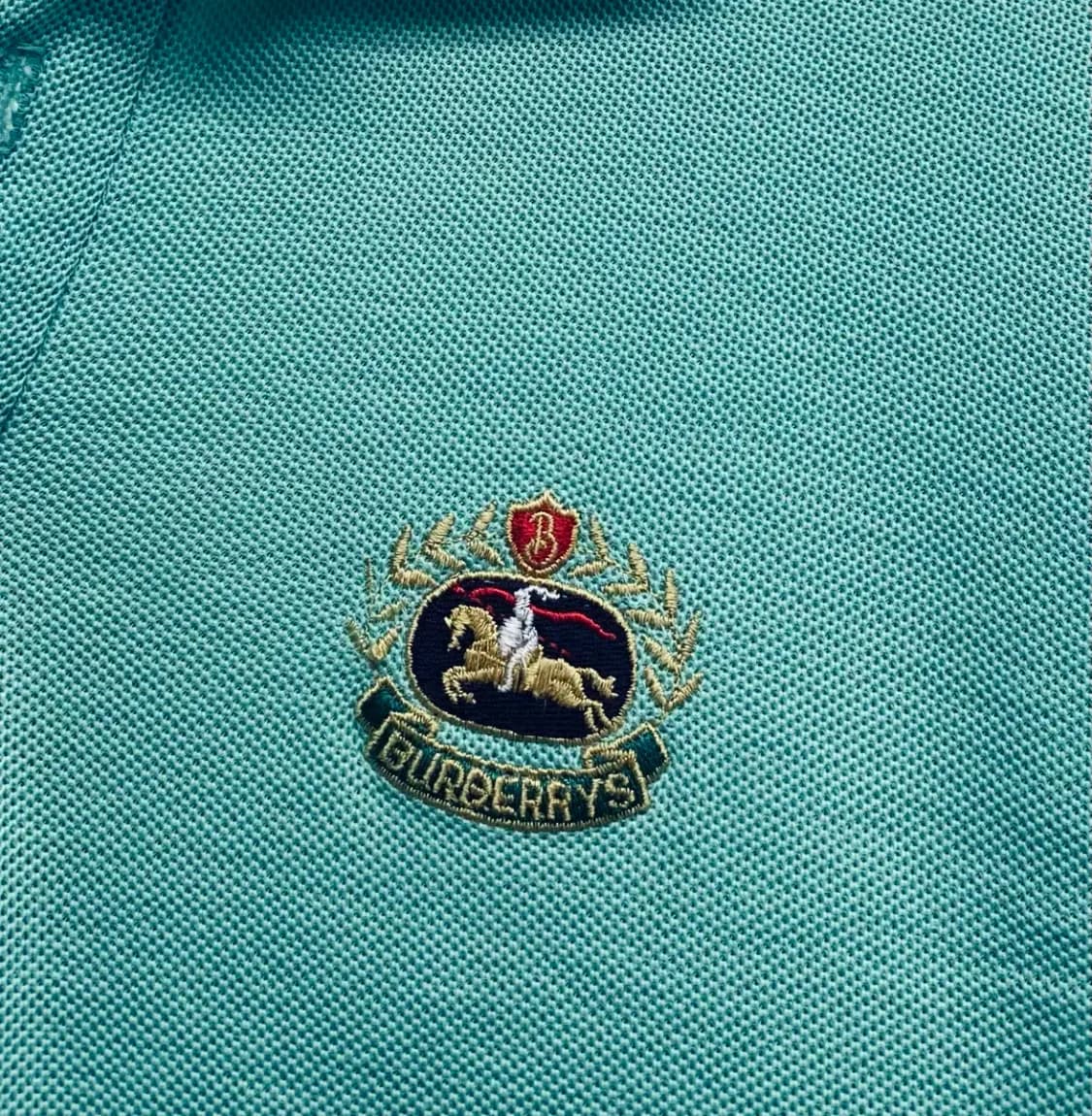 버버리 아카이브 올드스쿨 카라 pk 티셔츠 S 상품이미지5