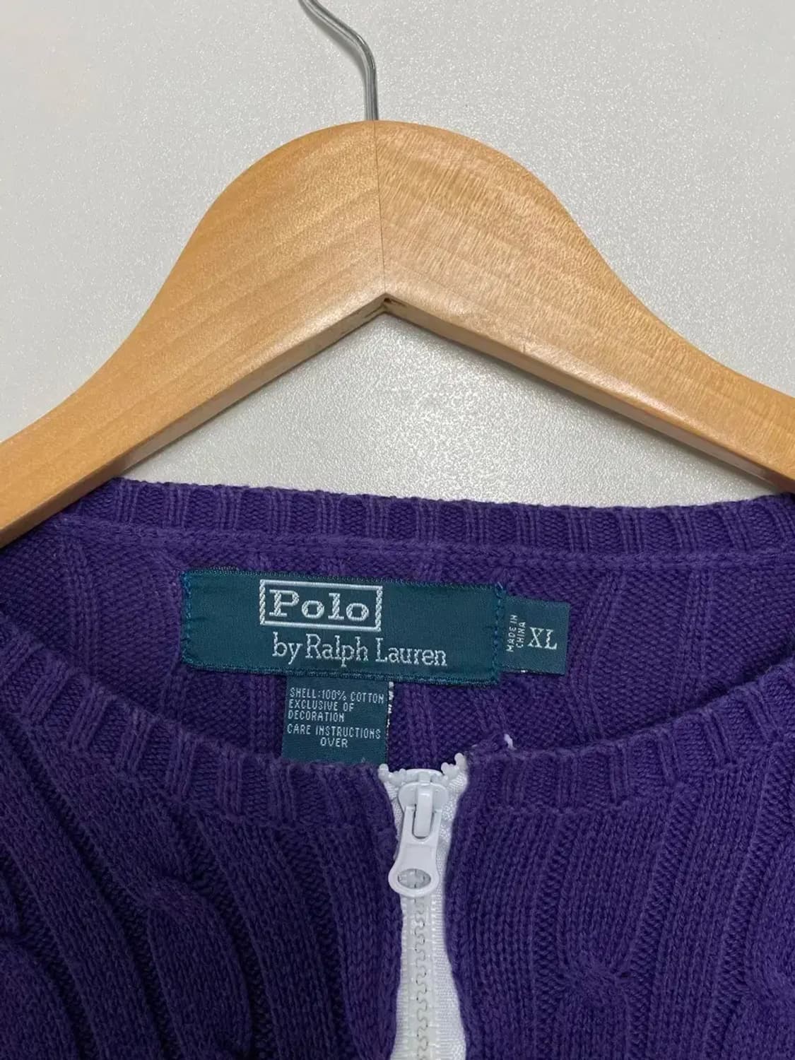 폴로 케이블 크롭 가디건 free 상품이미지4