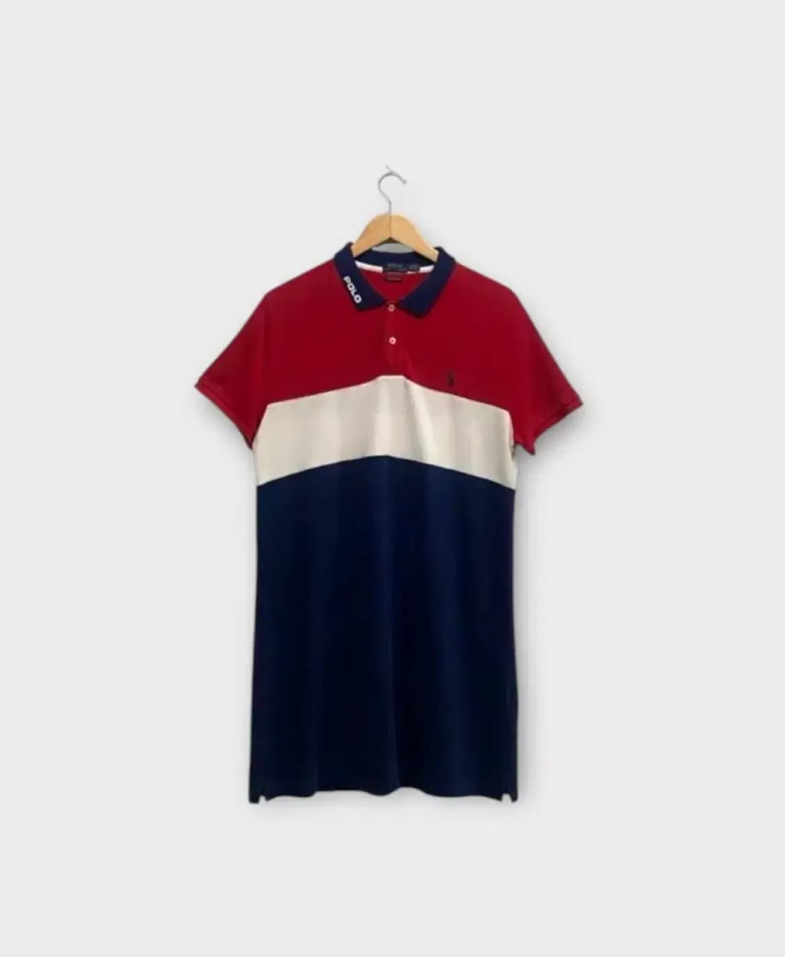 폴로랄프로렌 넥로고배색 카라티XL 상품이미지1