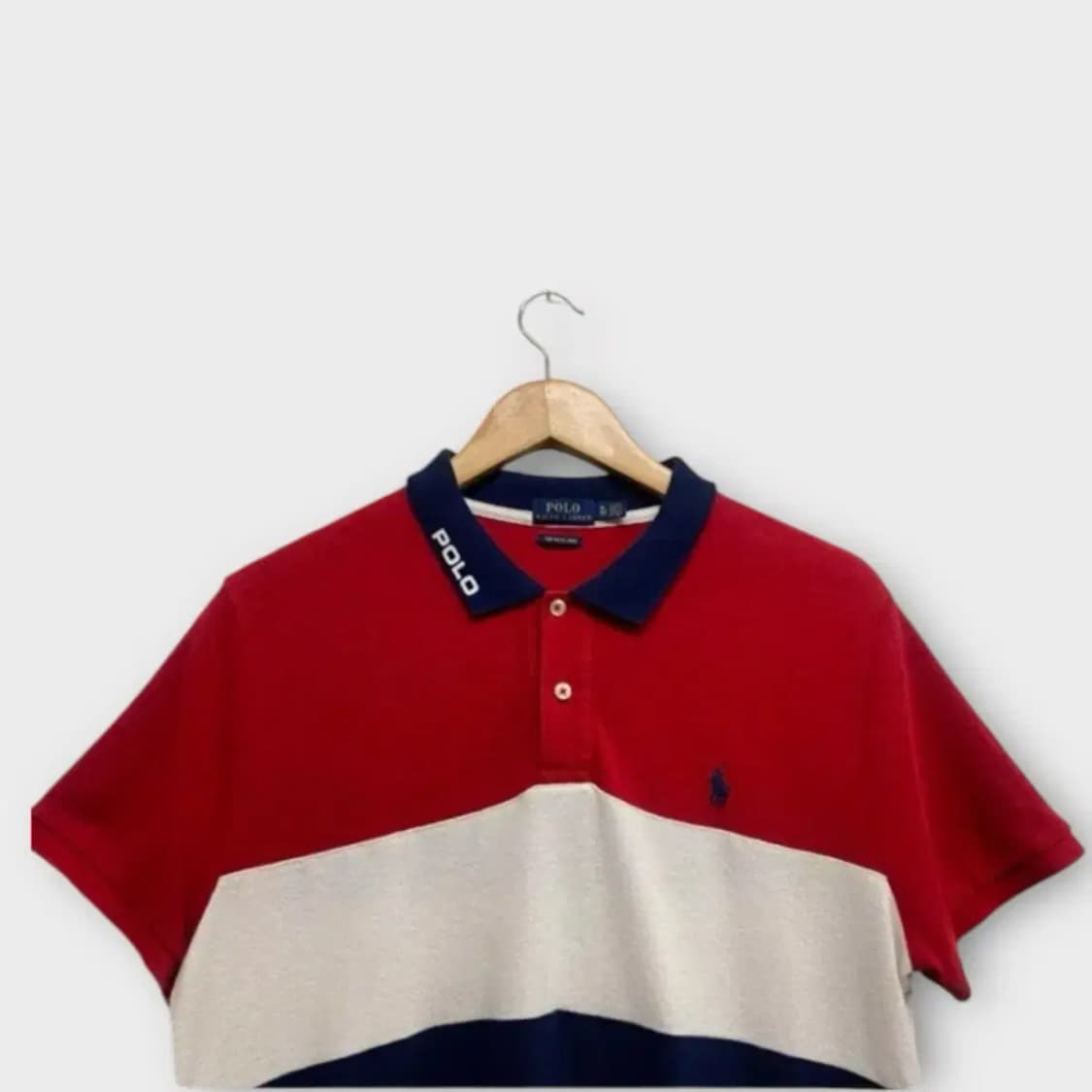 폴로랄프로렌 넥로고배색 카라티XL 상품이미지2