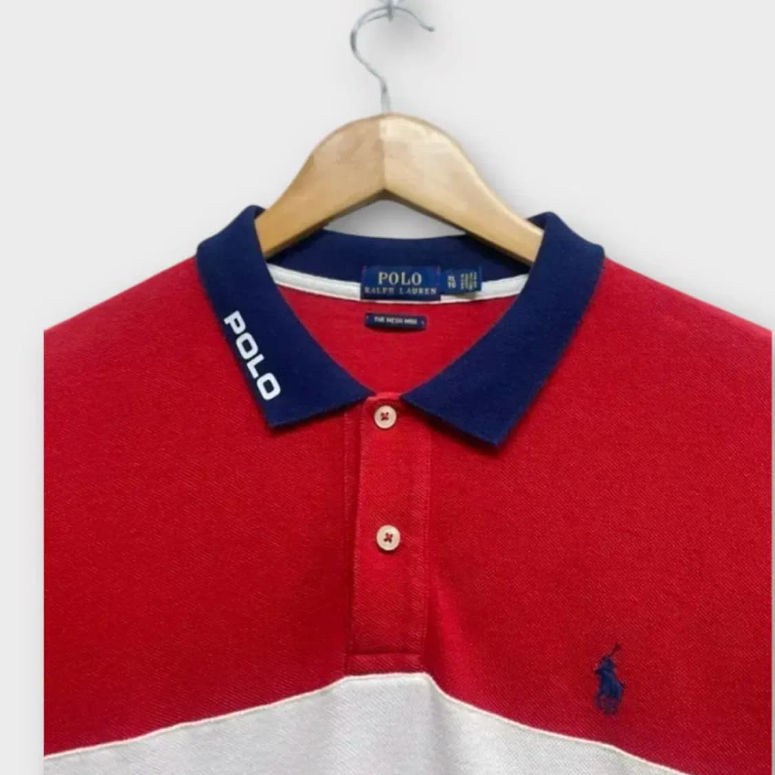 폴로랄프로렌 넥로고배색 카라티XL 상품이미지3