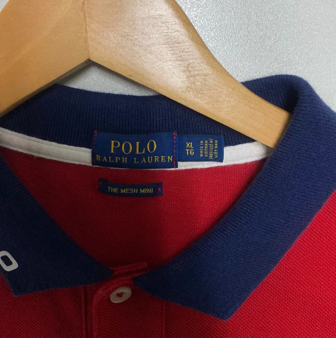 폴로랄프로렌 넥로고배색 카라티XL 상품이미지5