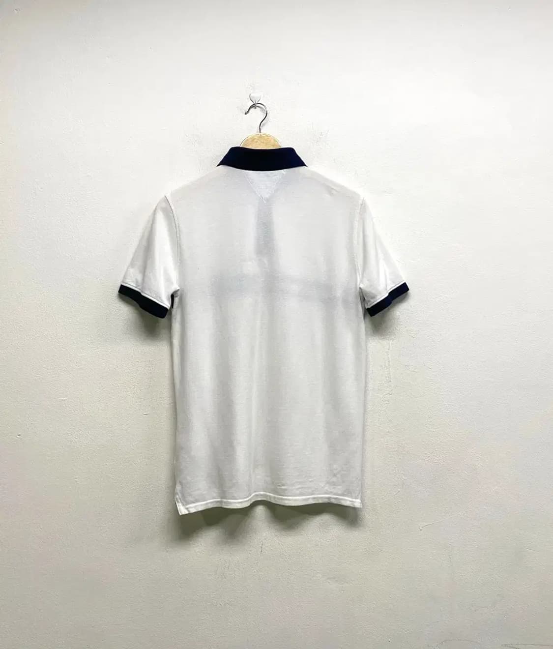 타미힐피거 플래그 로고 카라 티셔츠 S 상품이미지5