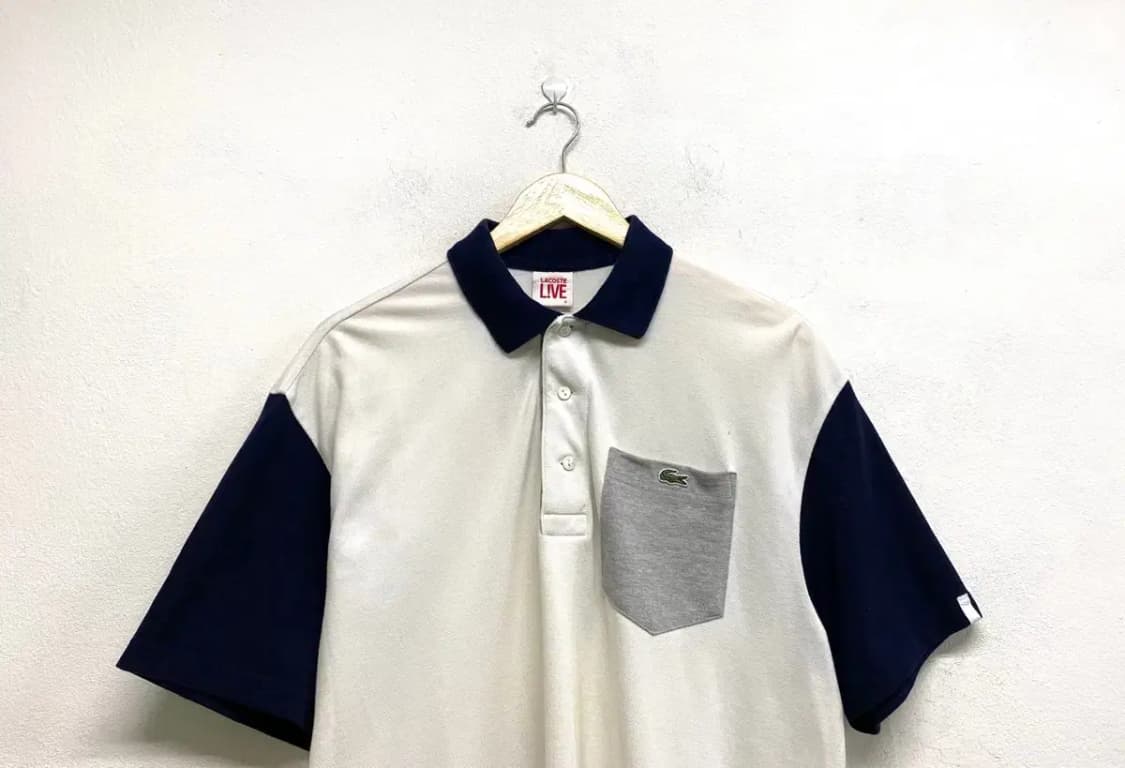 라코스테 라이브 배색 피케 폴로 셔츠 L 상품이미지2