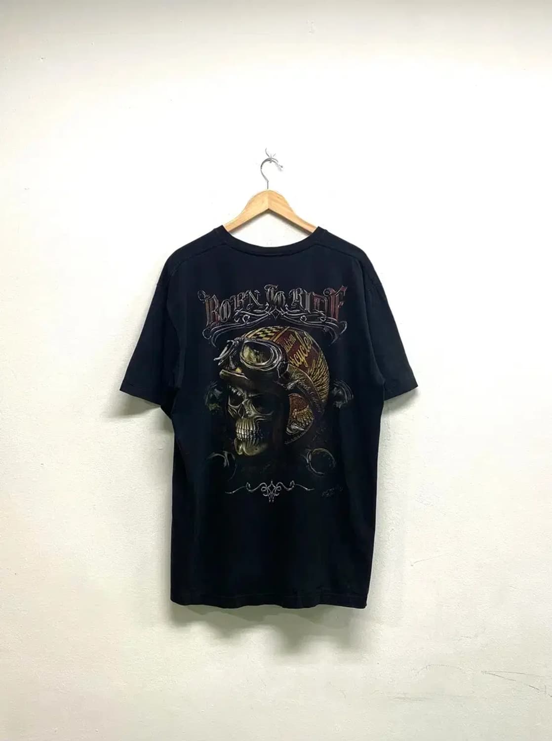 본투비 라이드 헬멧스컬 티셔츠 XL 상품이미지3