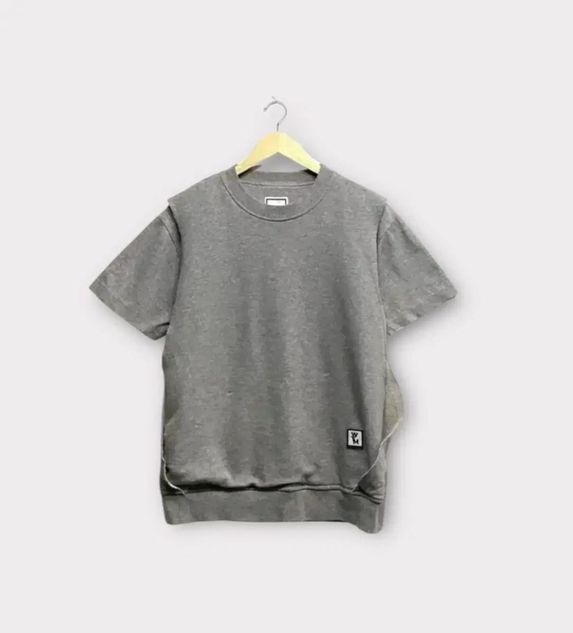 우영미 절개 반팔 맨투맨티 M-L 상품이미지1