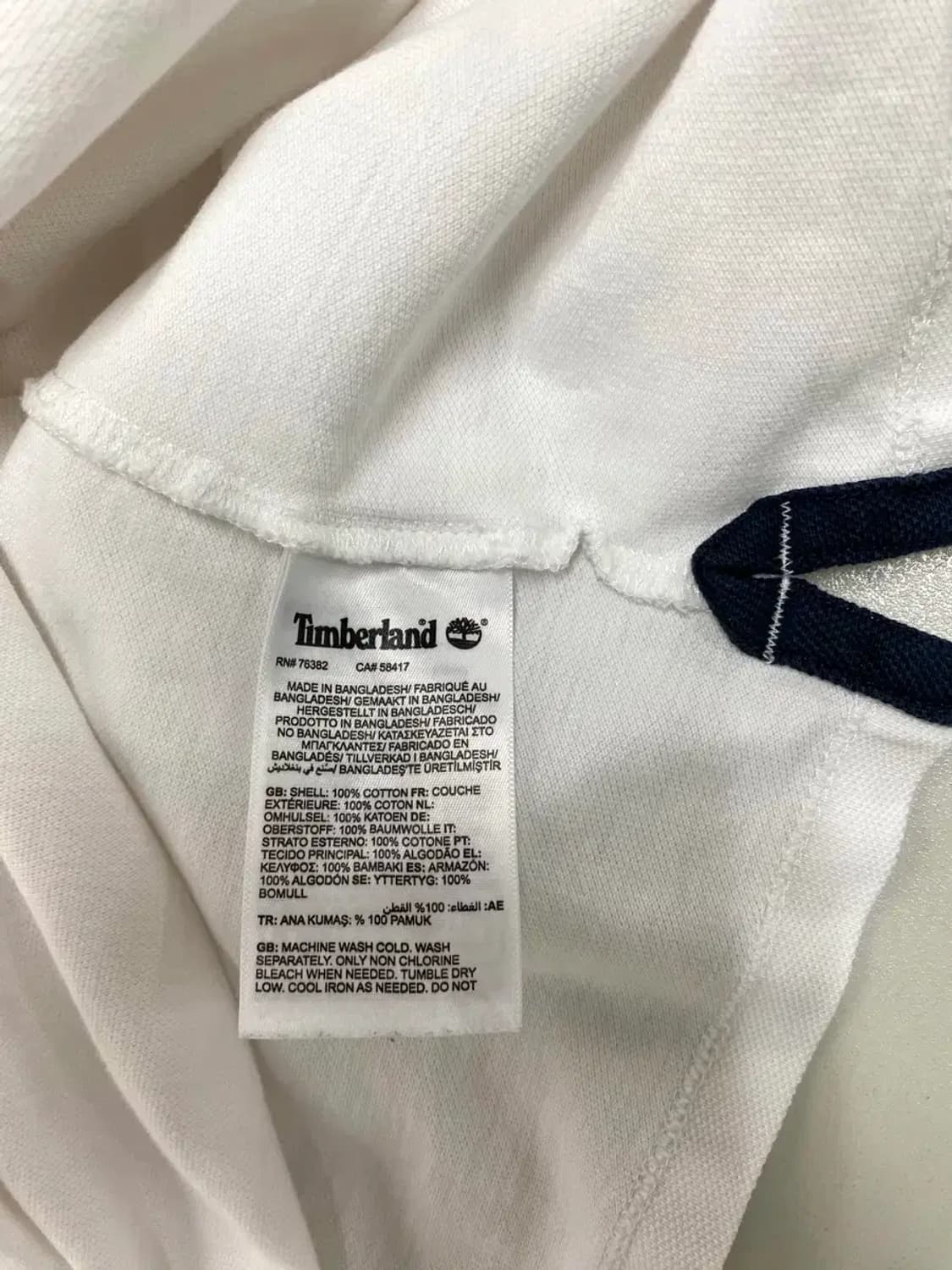 팀버랜드 폴로 반팔티 M 상품이미지6