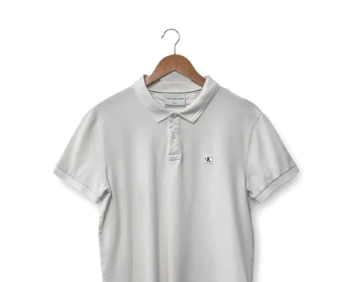 [품절제품]CK캘빈클라인 슬림핏 폴로 티셔츠 L 상품이미지3