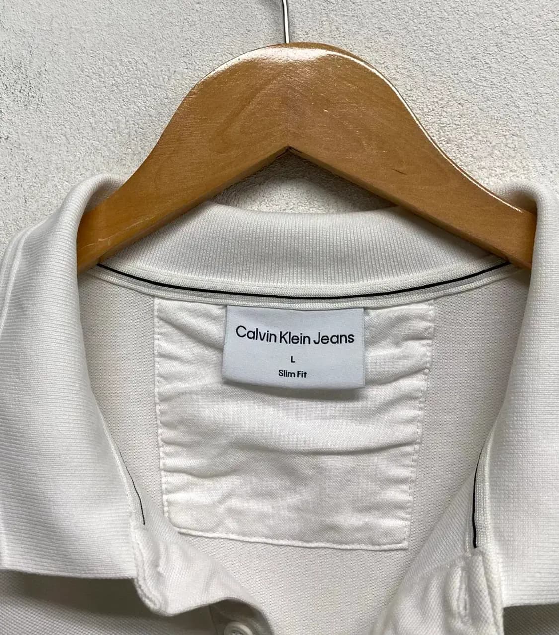 [품절제품]CK캘빈클라인 슬림핏 폴로 티셔츠 L 상품이미지5