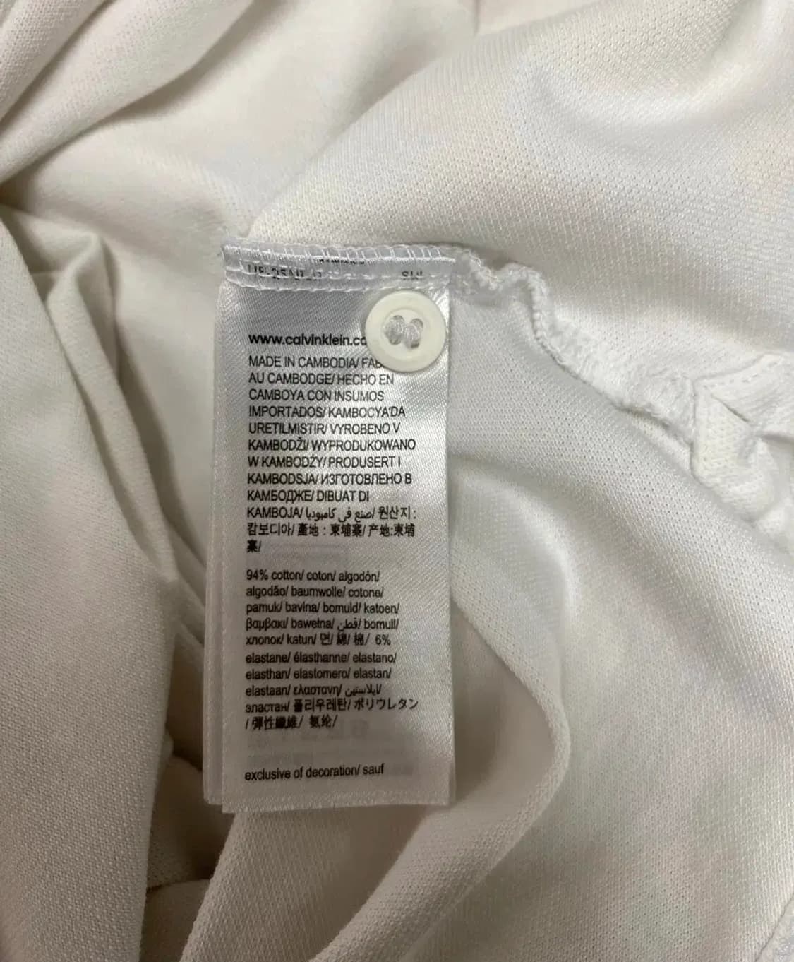 [품절제품]CK캘빈클라인 슬림핏 폴로 티셔츠 L 상품이미지6