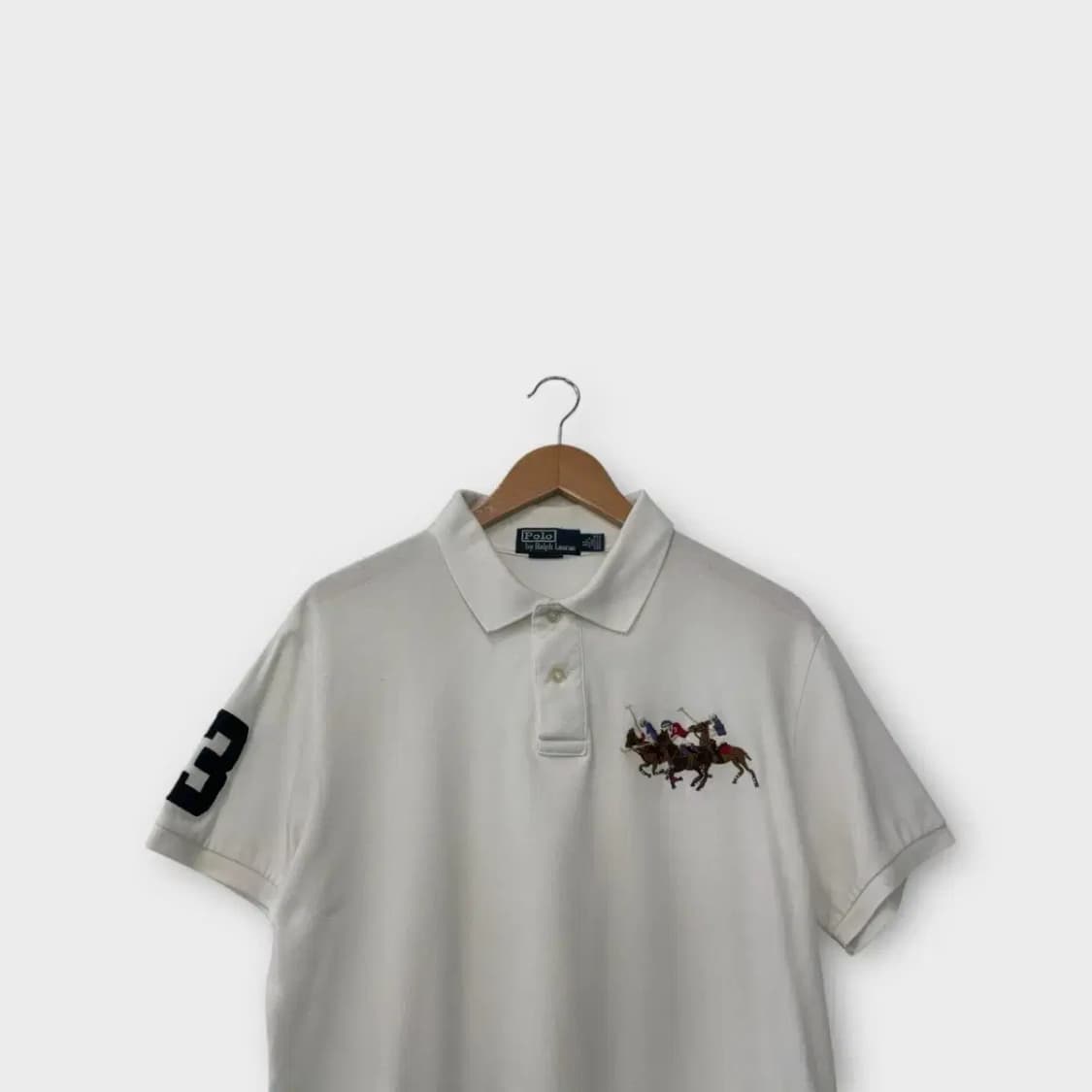 폴로 랄프 로렌 트리플 포니 화이트 XL 상품이미지2