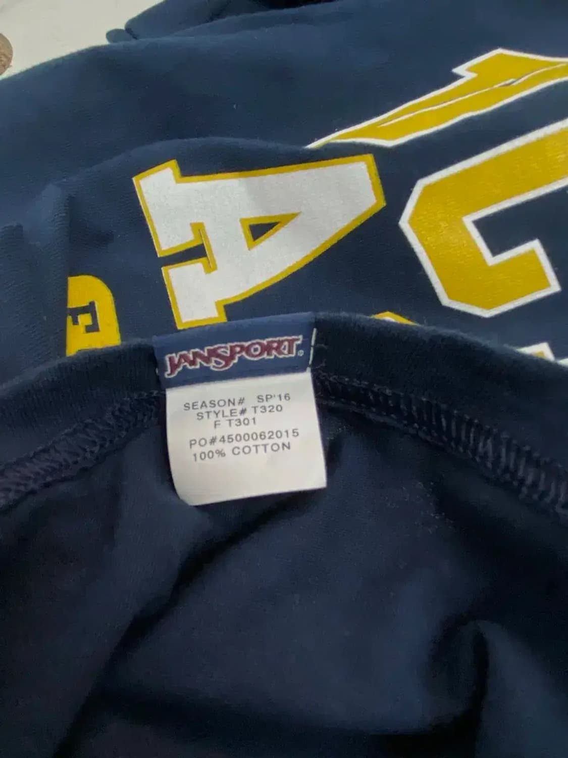 [새상품] 잔스포츠 UC 데이비스 네이비 블루 컴포트 유니버시티 상품이미지6