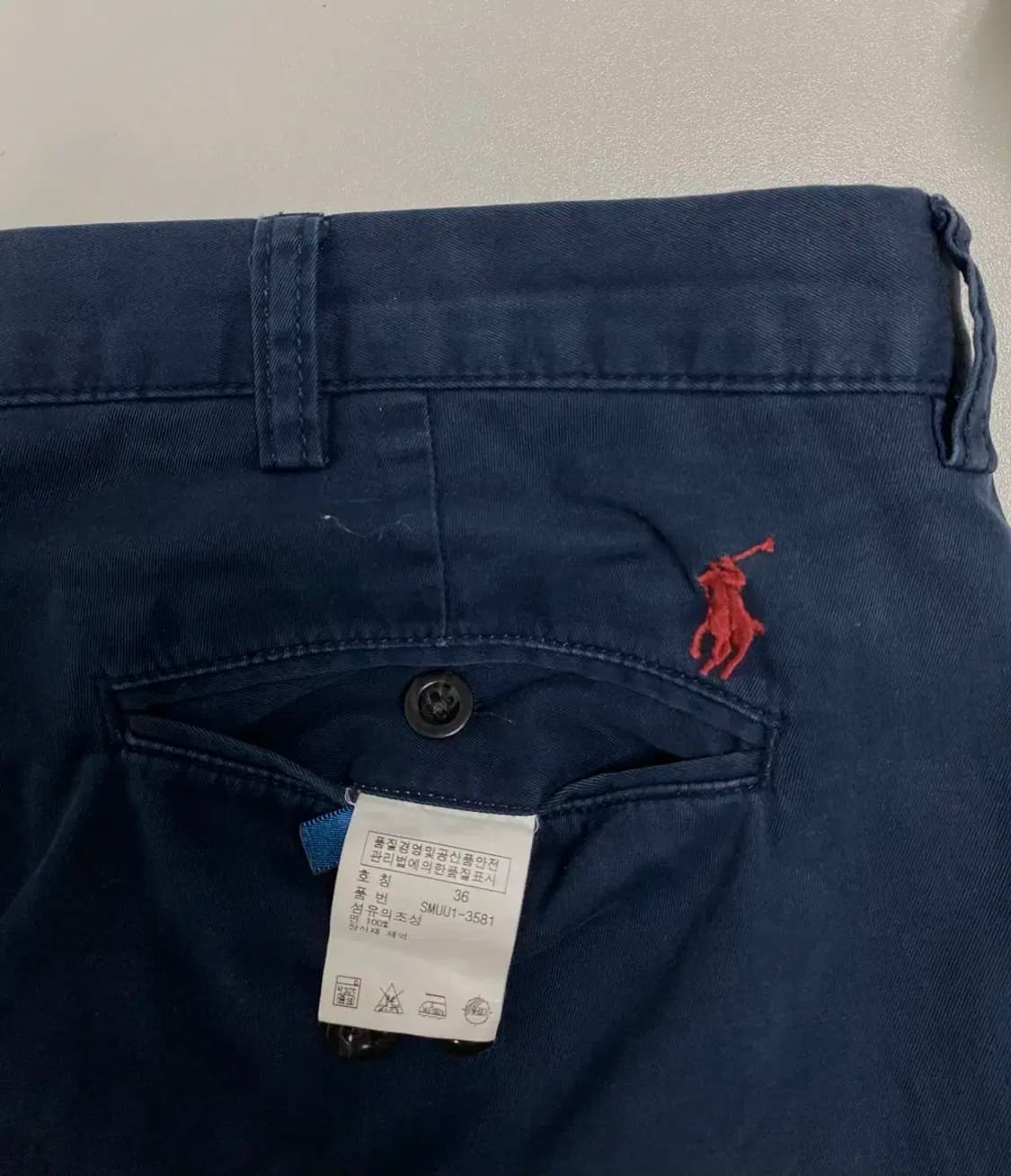 Polo Ralph Lauren 네이비 반바지 -36인치 상품이미지4