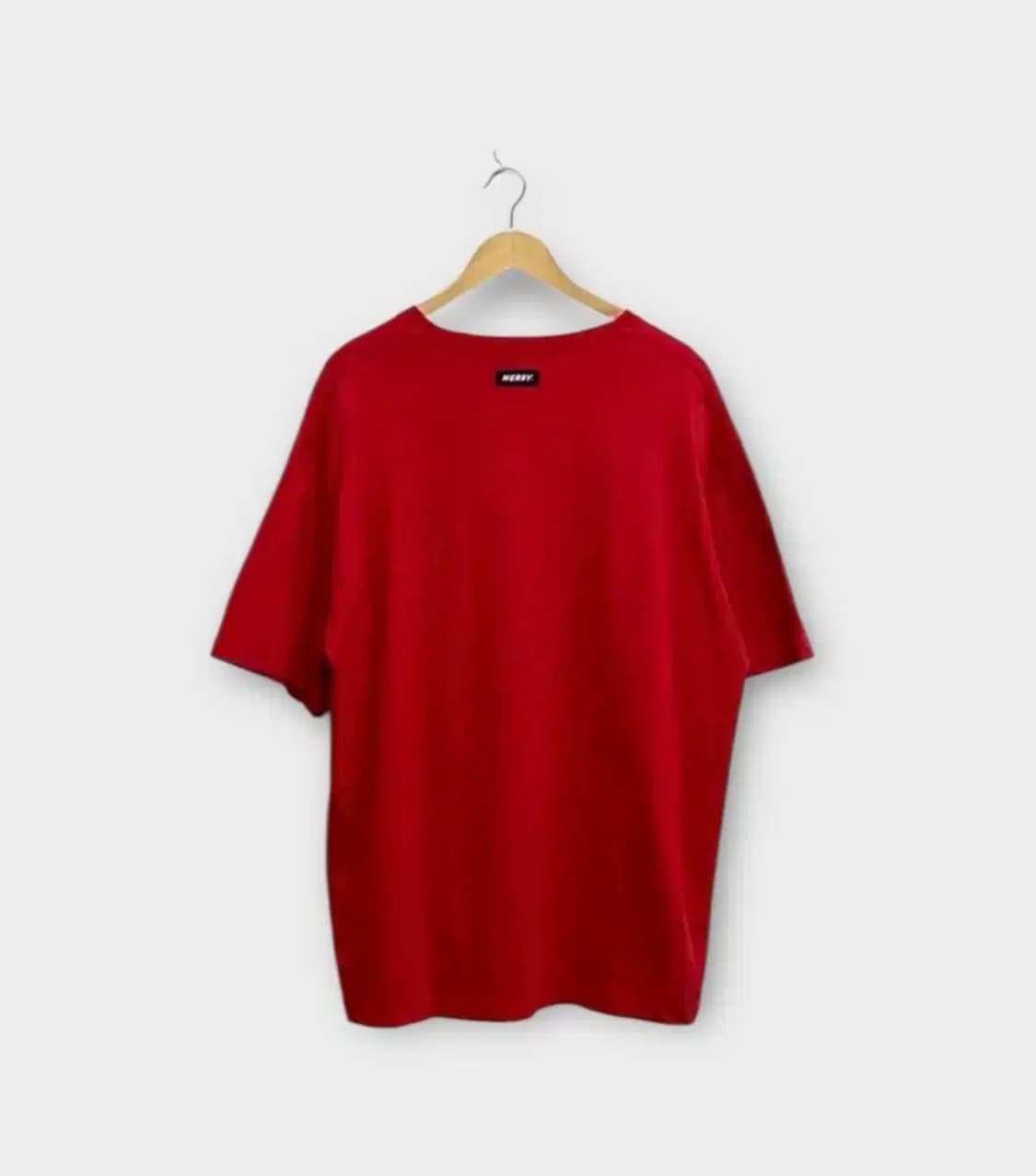 널디 NERDY 버블 반팔 티셔츠 레드 L 상품이미지4