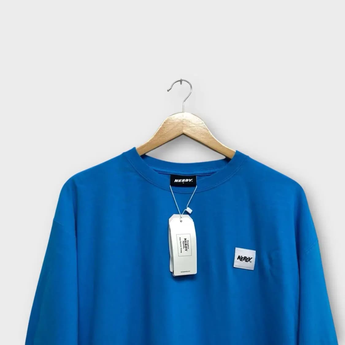 [새상품]널디 NERDY 코튼 라운드넥 티셔츠 L 상품이미지2