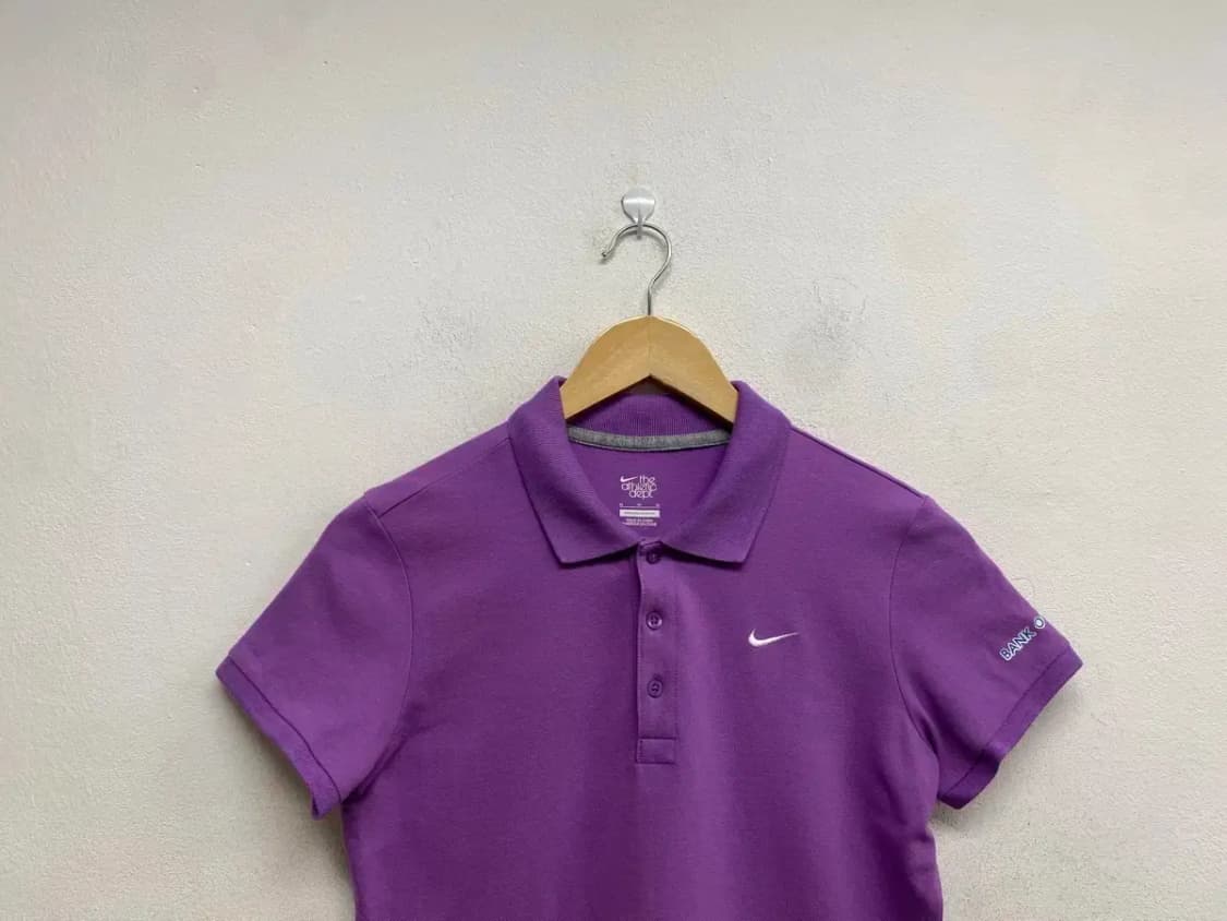 나이키 로고 우먼 카라 티셔츠 M 상품이미지2