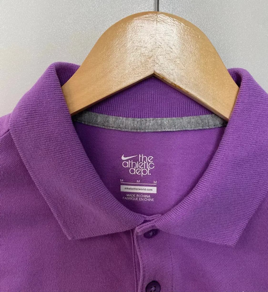 나이키 로고 우먼 카라 티셔츠 M 상품이미지4