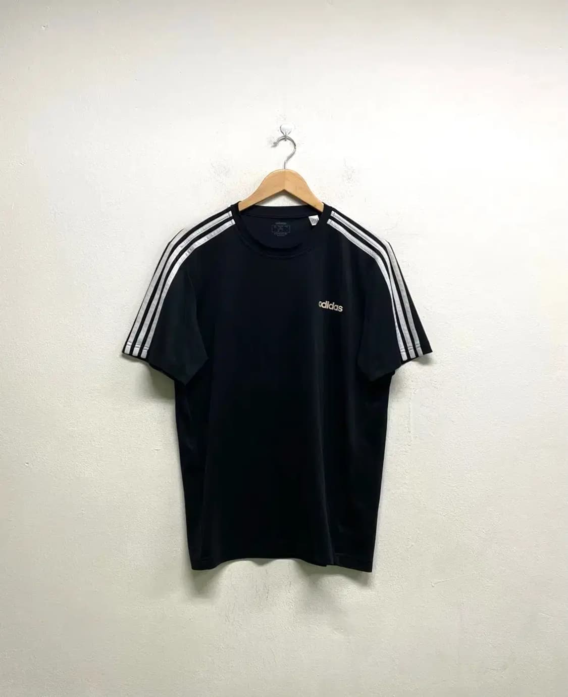 아디다스 에센셜 3S 반팔티 블랙 XL-2XL 상품이미지1