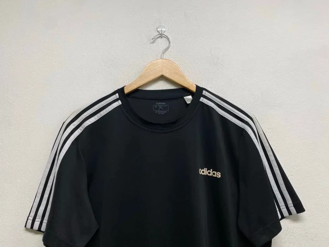 아디다스 에센셜 3S 반팔티 블랙 XL-2XL 상품이미지2