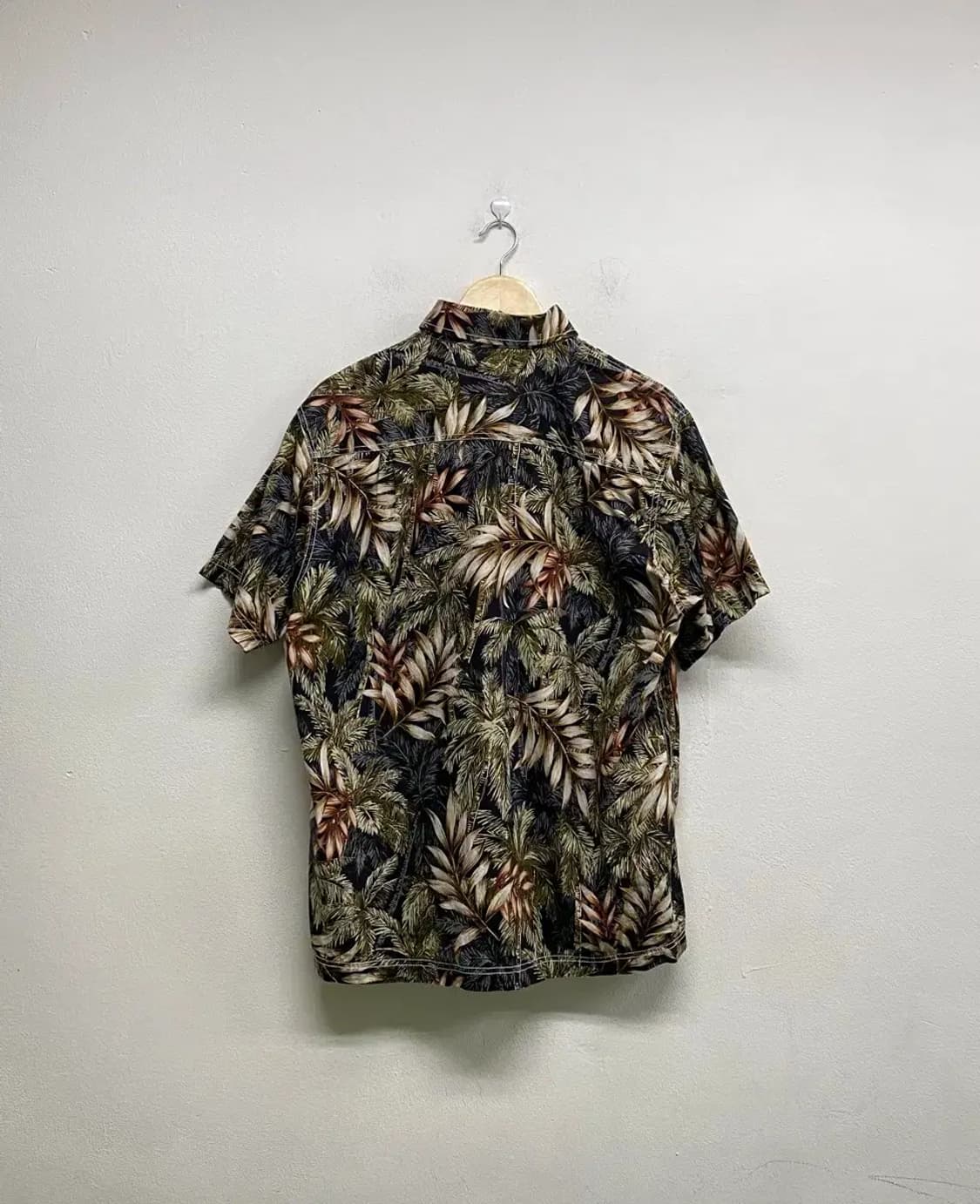 하와이안 야자수 반팔셔츠 L 상품이미지4