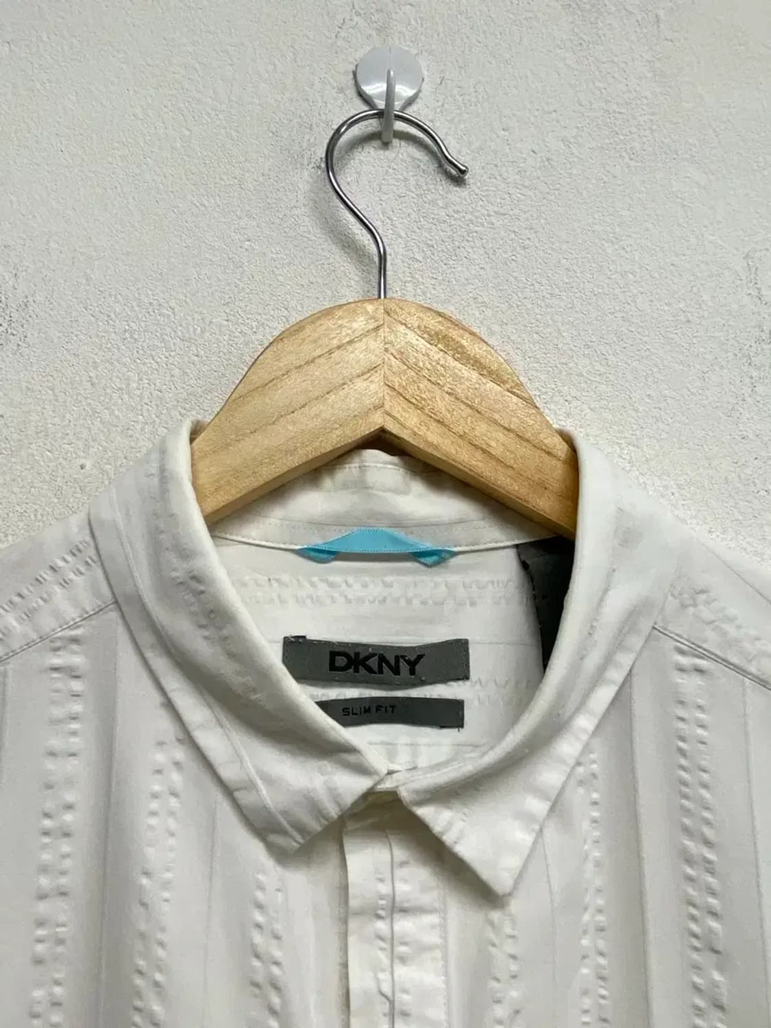 DKNY 시어서커 반팔 셔츠 M 상품이미지4