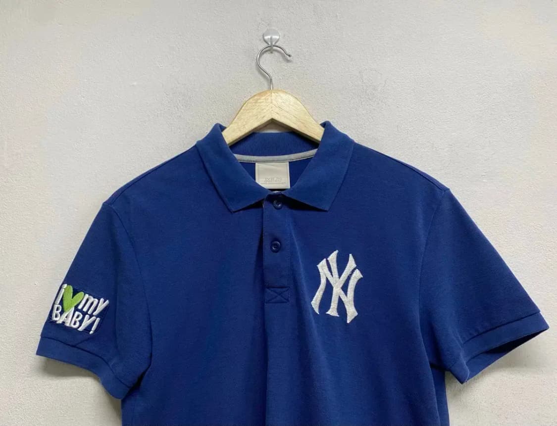 MLB 뉴욕양키즈 빅로고 반팔 카라티 95 상품이미지2