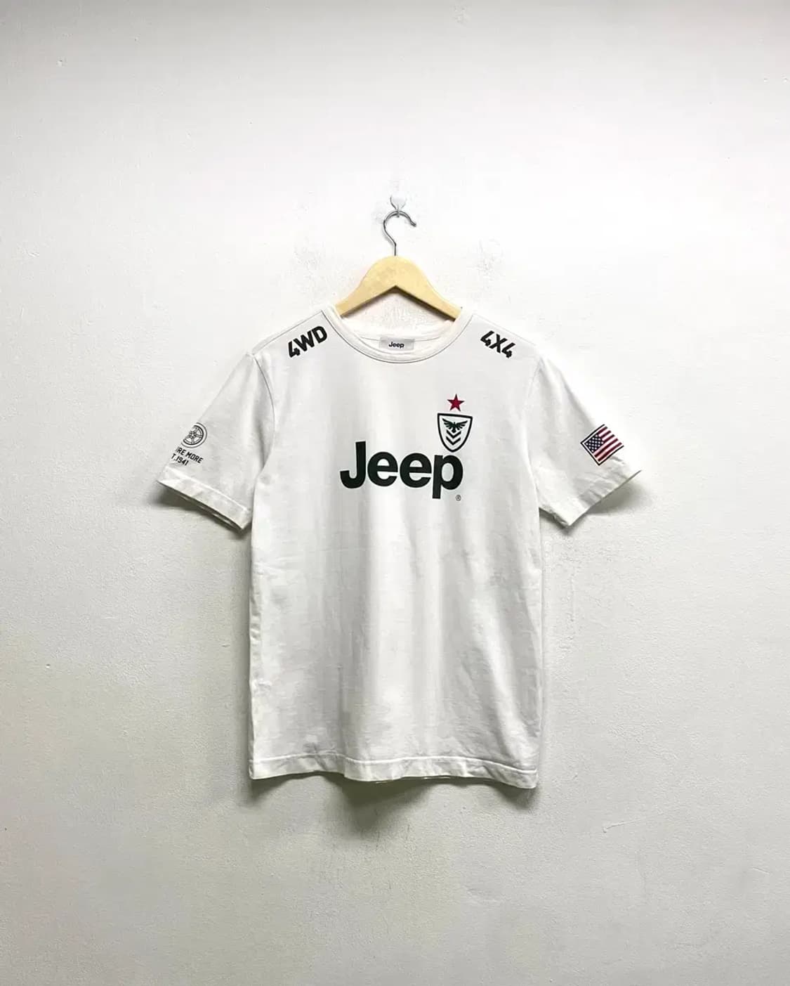 JEEP 지프 프린팅 빈티지 반팔티 S 상품이미지1