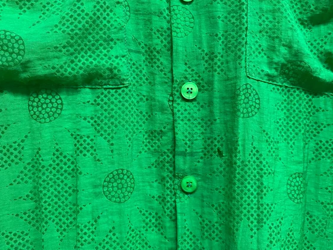 ASOS 아소스 펀칭 반팔 남성 가디건 (GREEN) free 상품이미지5