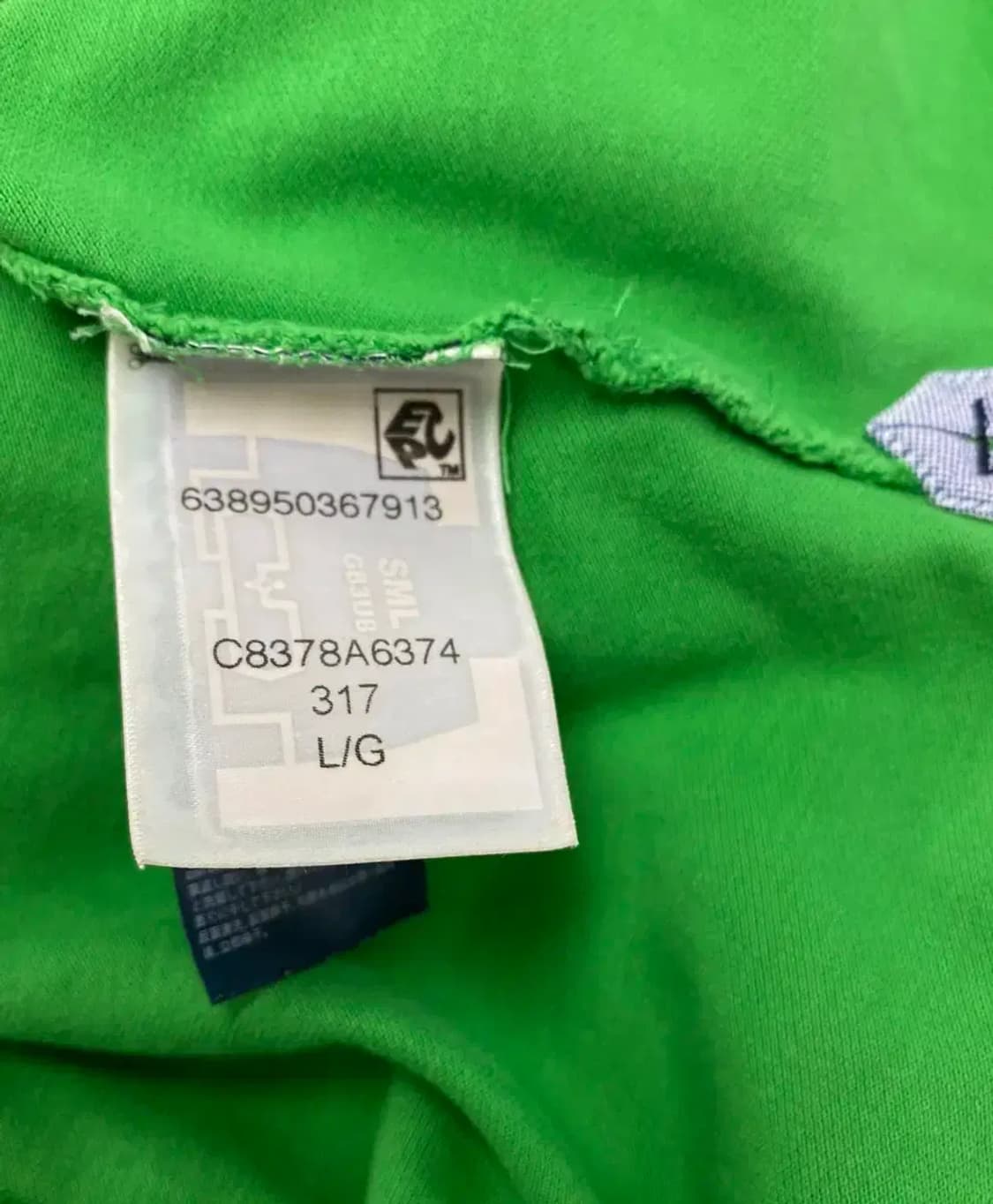 타미힐피거 카라 PK 티셔츠 L 상품이미지5